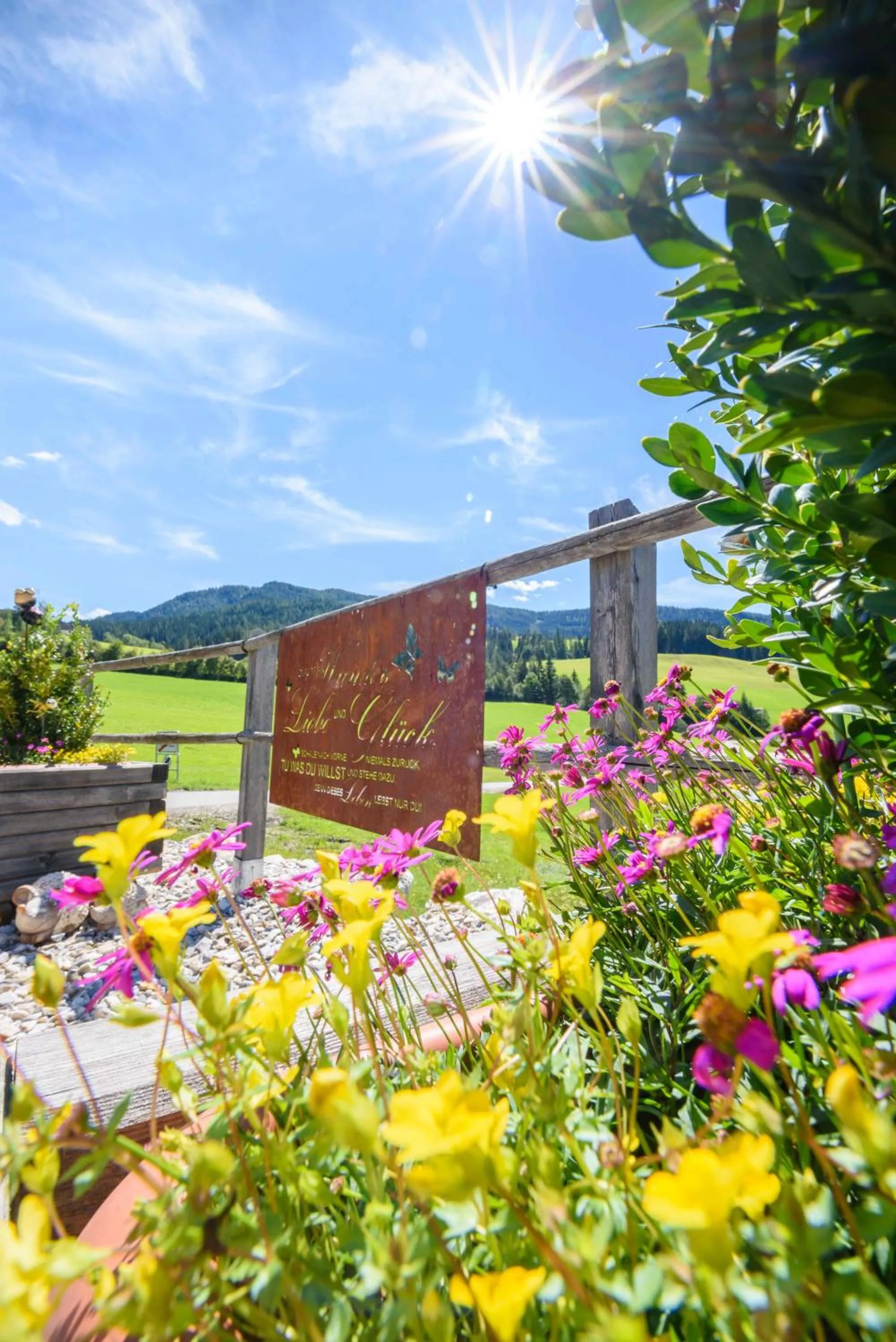 Natural landscape in Alpengasthof Moser
