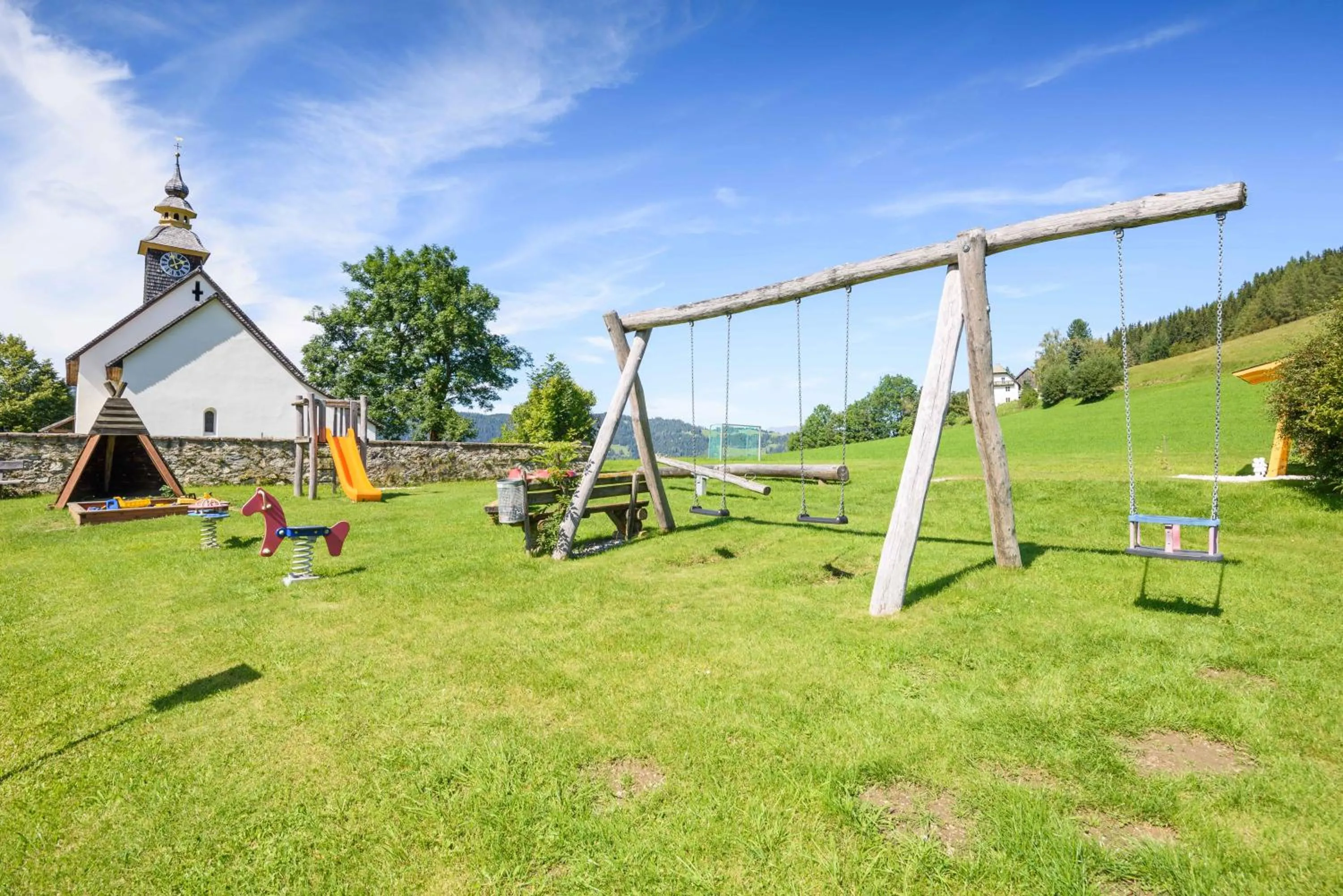 Children play ground in Alpengasthof Moser