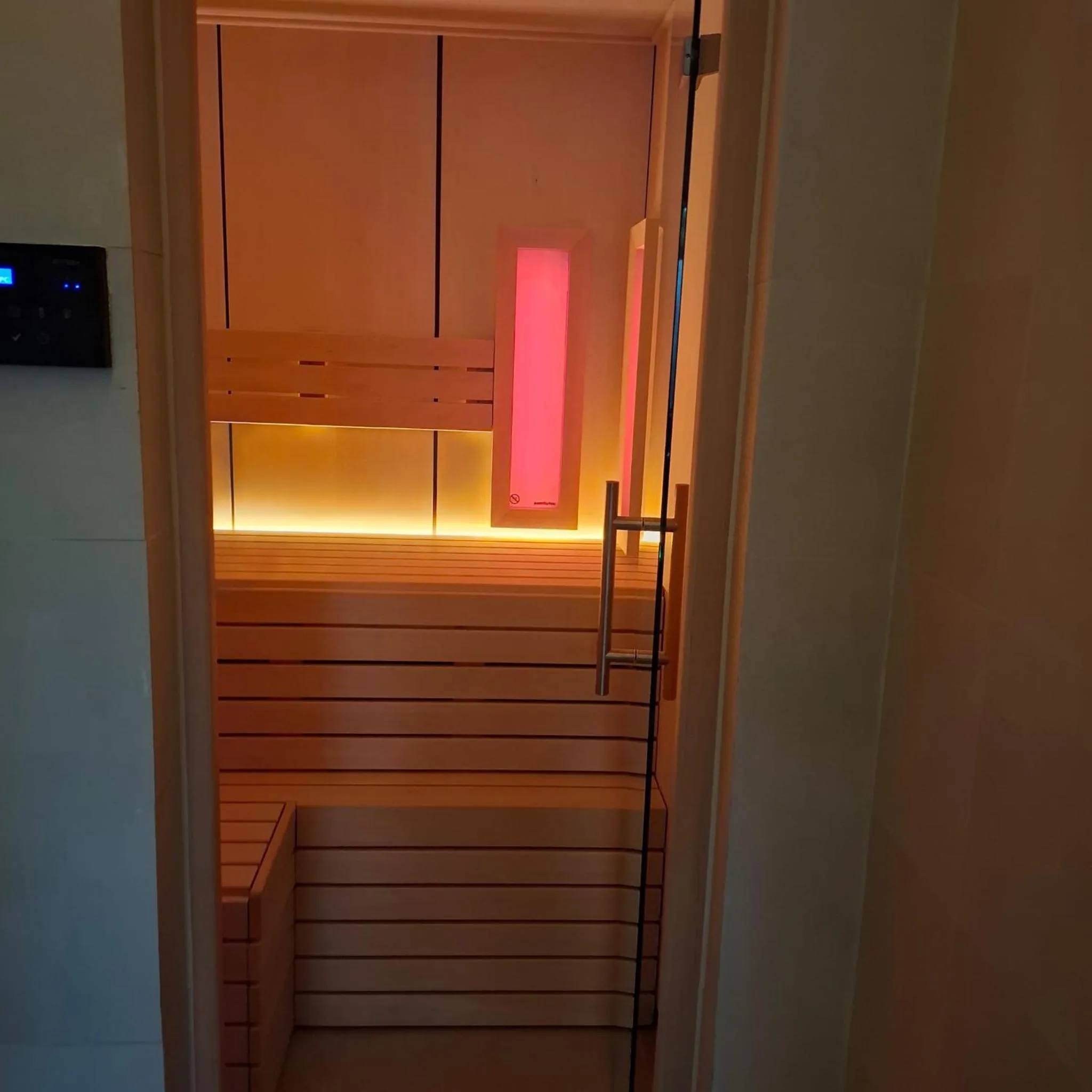 Sauna in Pensiunea Warthe Bed & Breakfast