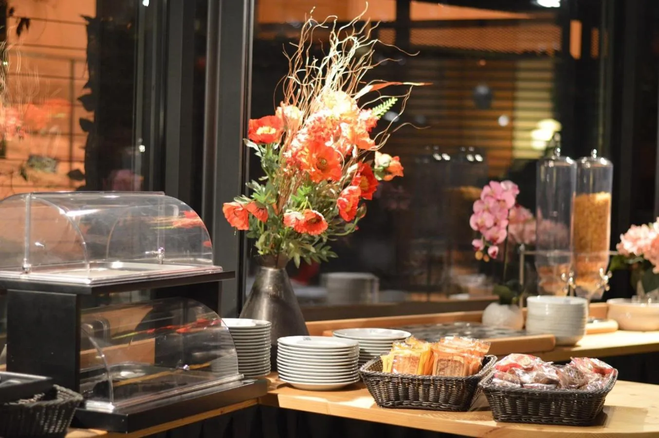 Buffet breakfast in Hotel Villa Regina