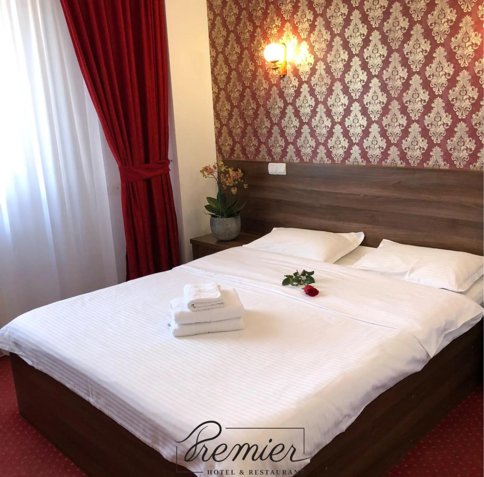 Bed in Hotel Premier Botosani