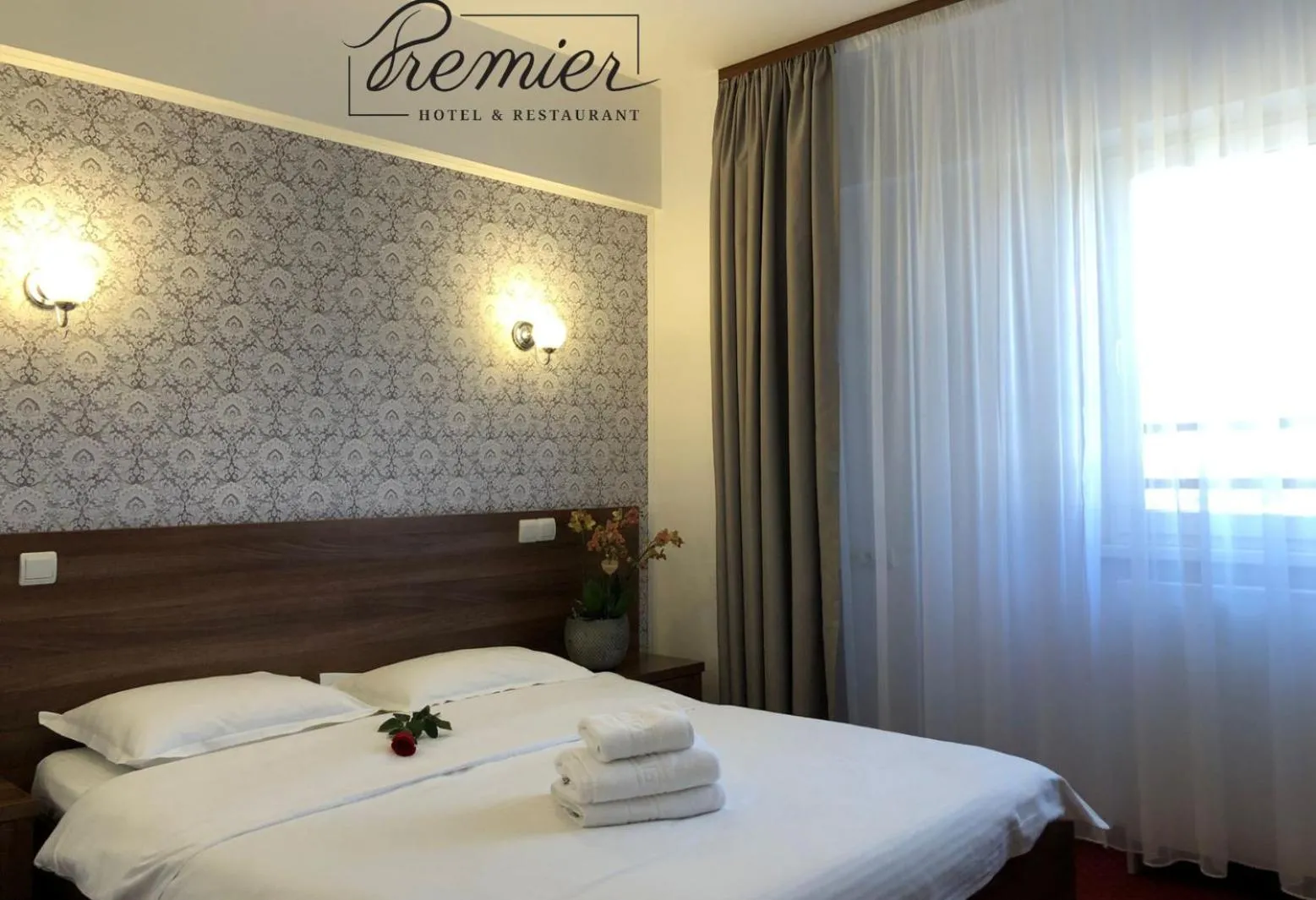 Bed in Hotel Premier Botosani
