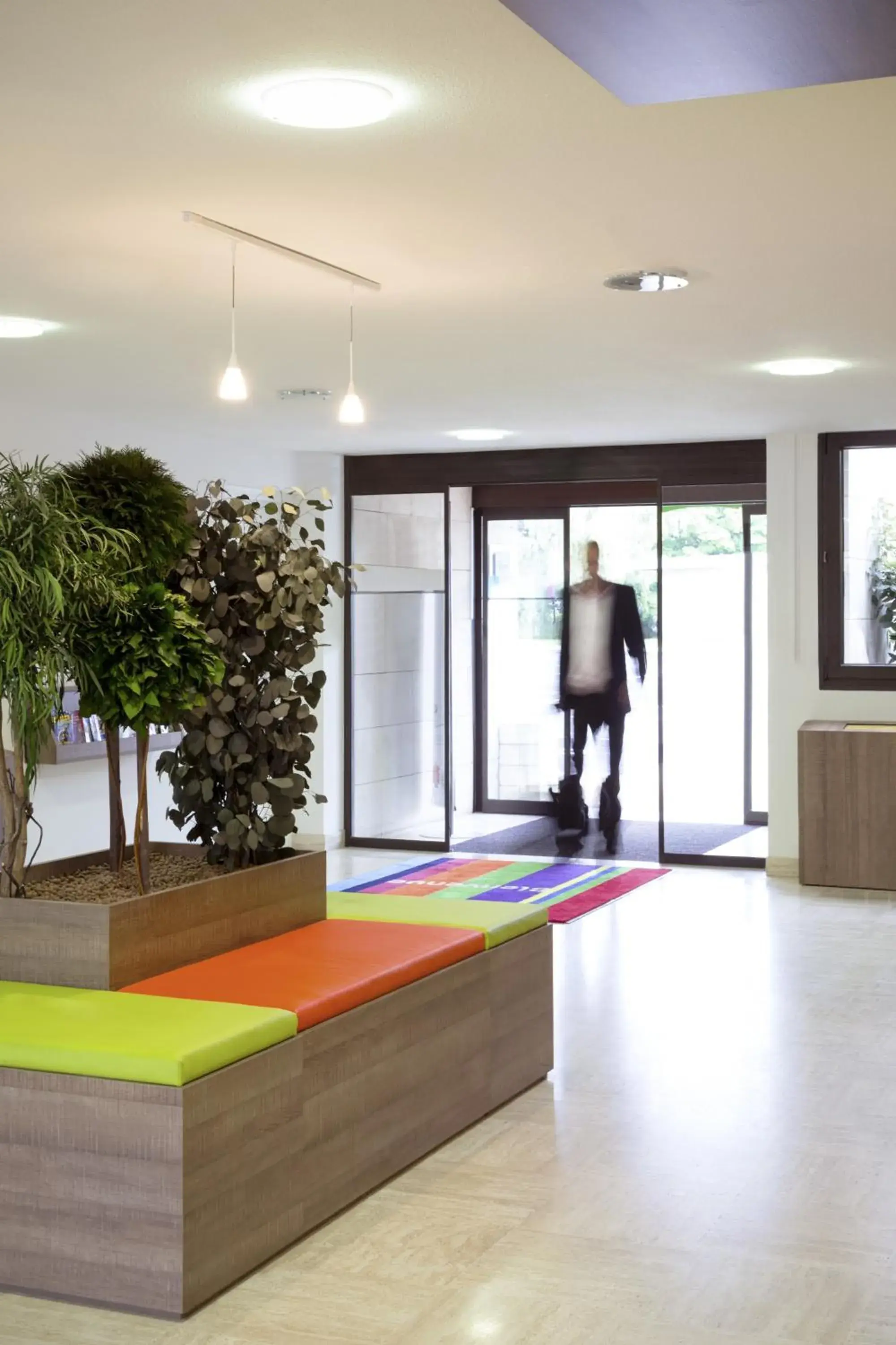 Lobby or reception in ibis Styles Niort Poitou Charentes Lobby or reception in ibis Styles Niort Poitou Charentes