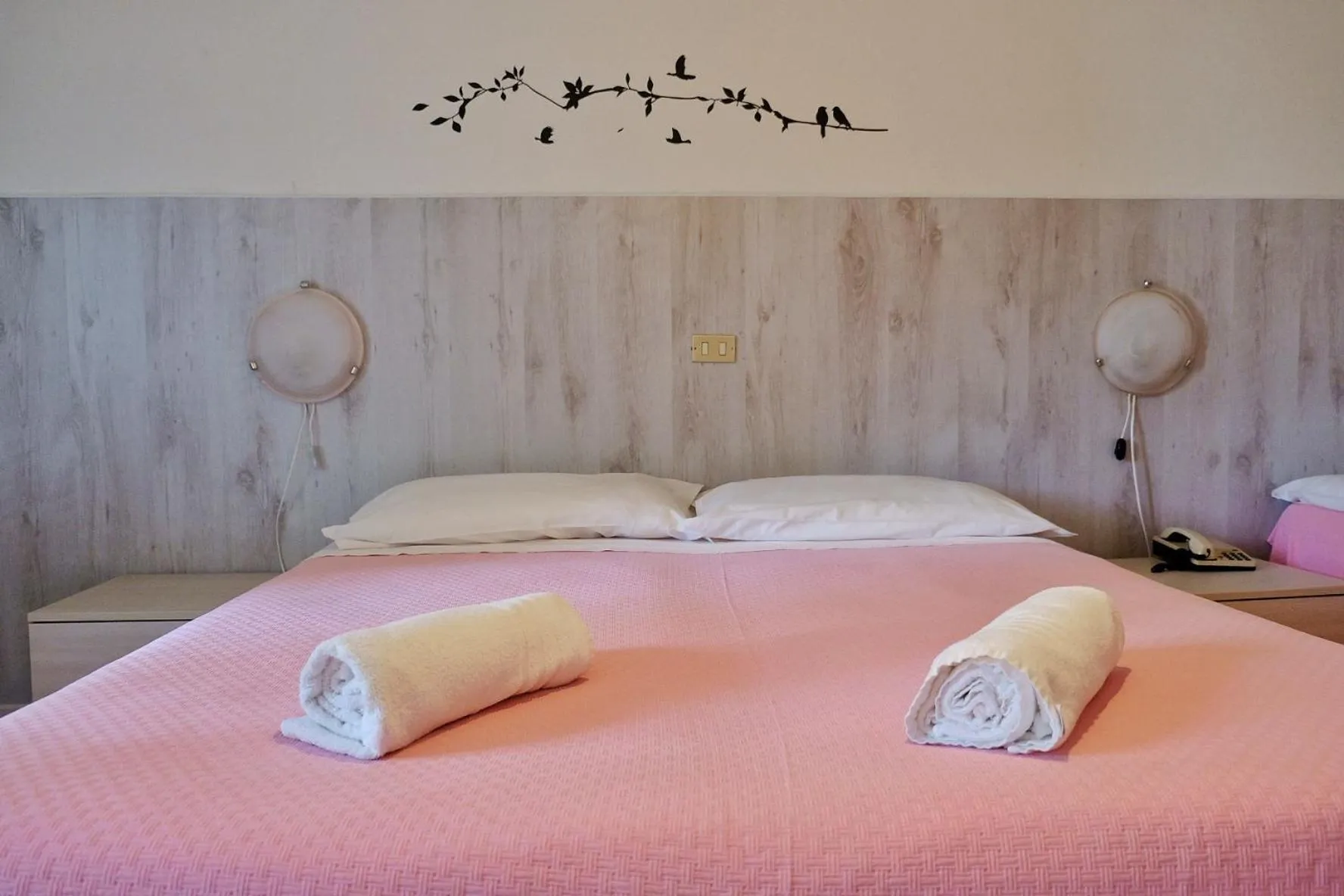 Bedroom, Bed in Hotel Dolomiti