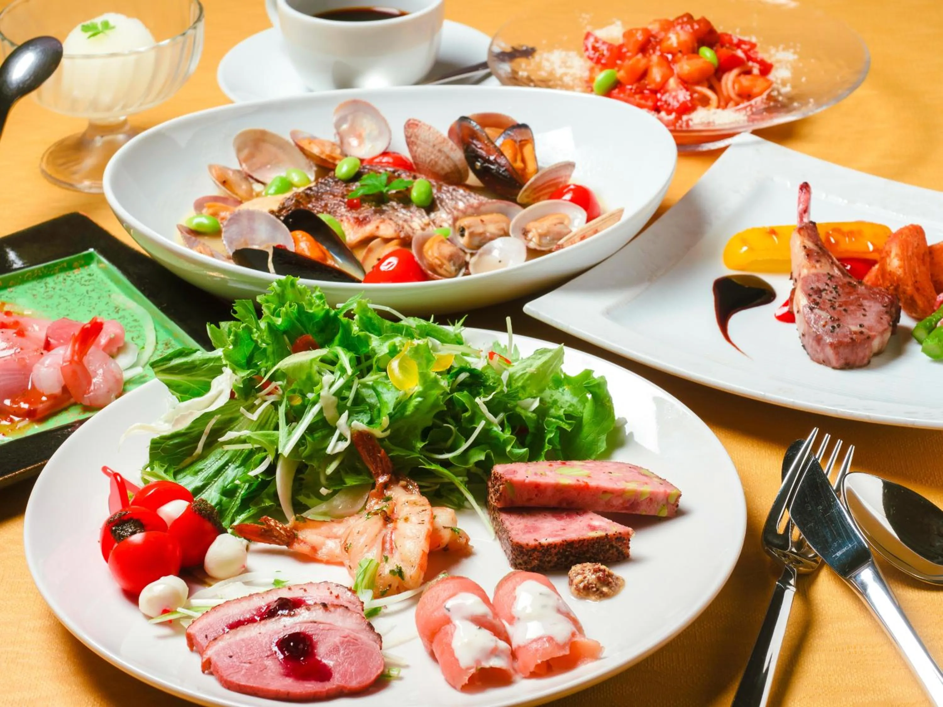 Food close-up in HOTEL AreaOne KoshikiIsland