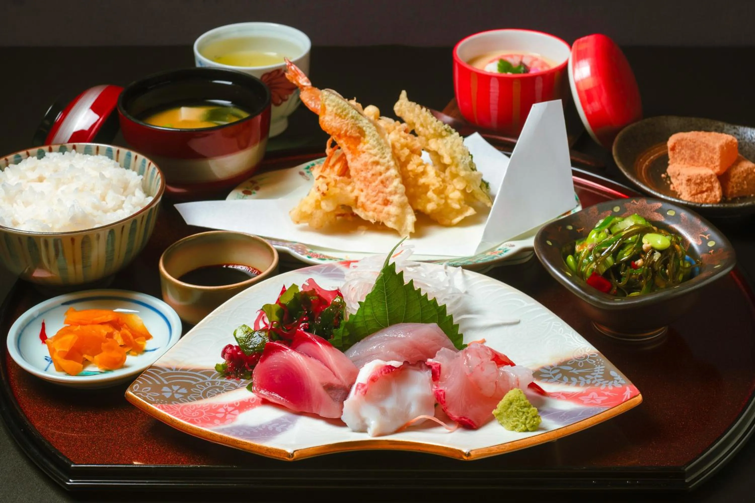 Food close-up in HOTEL AreaOne KoshikiIsland
