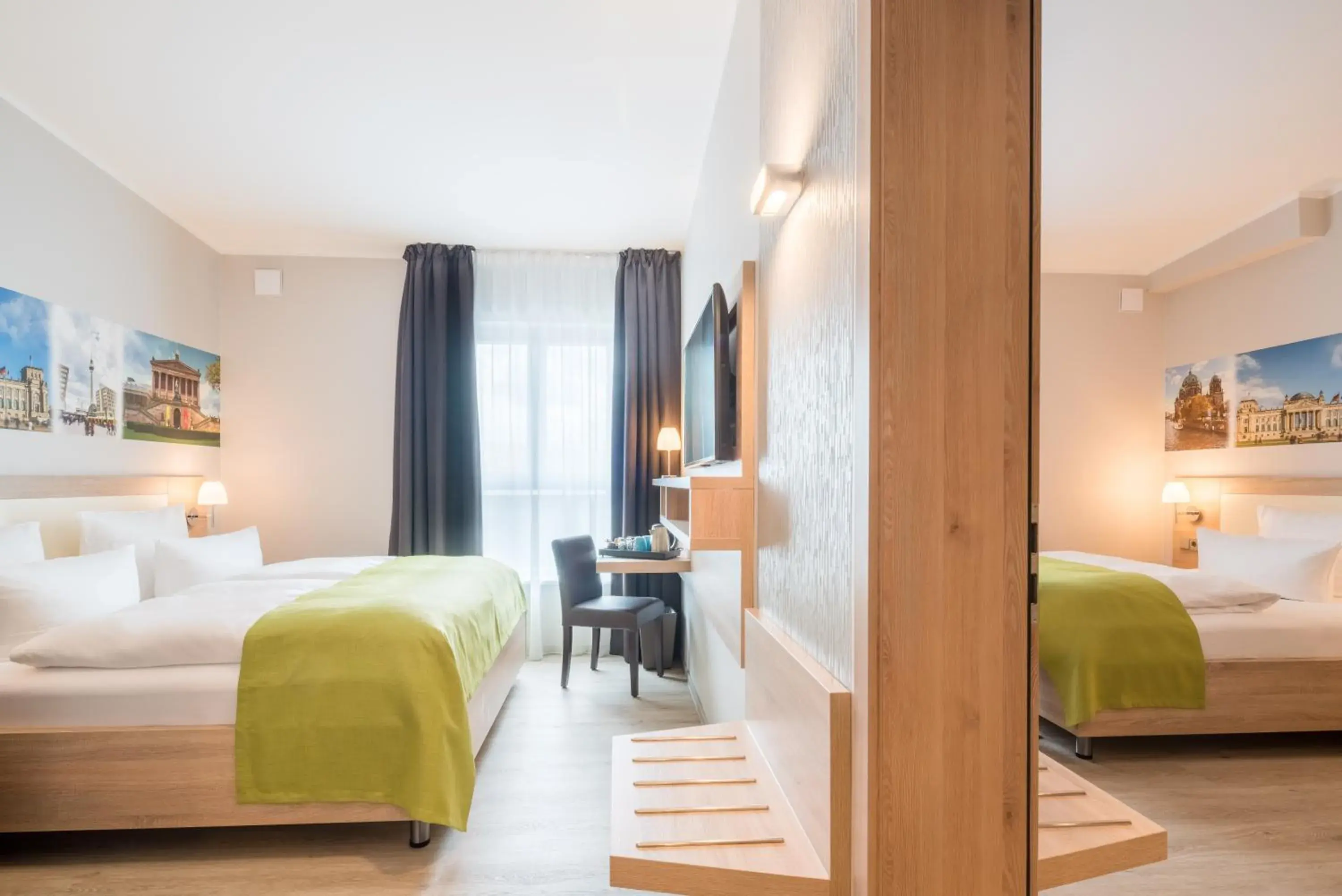 Decorative detail, Bed in Best Western Hotel Kantstrasse Berlin Decorative detail, Bed in Best Western Hotel Kantstrasse Berlin