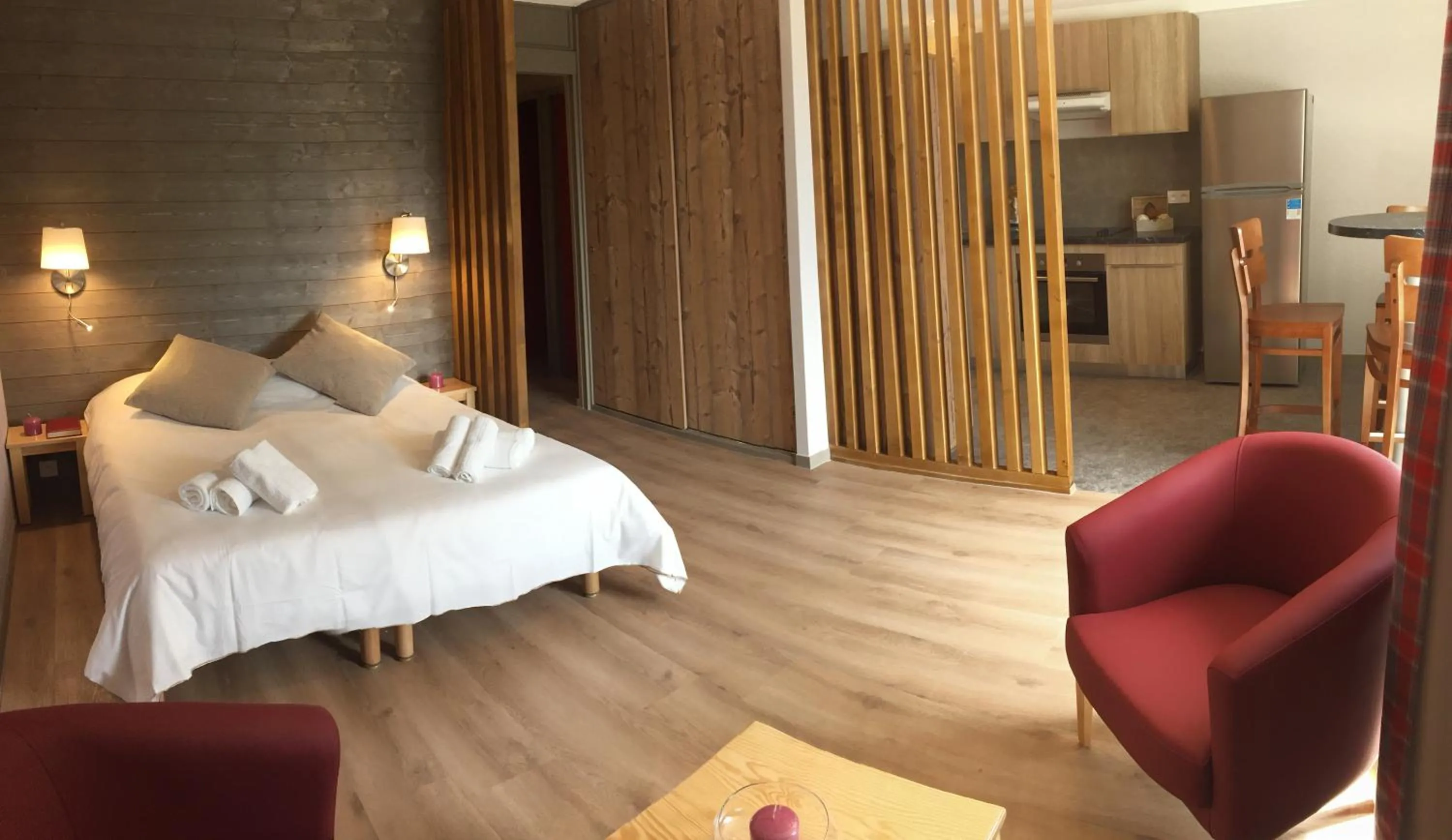 Photo of the whole room, Bed in Village Vacances Le Tarbesou - Pied de piste station Ax 3 Domaines