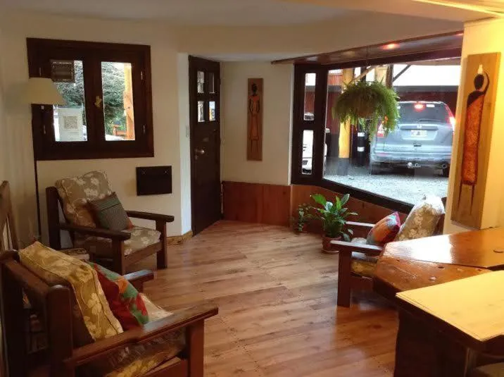 Lobby or reception in Cabañas Antilhue