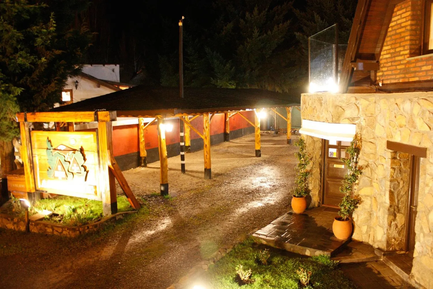 Night in Cabañas Antilhue