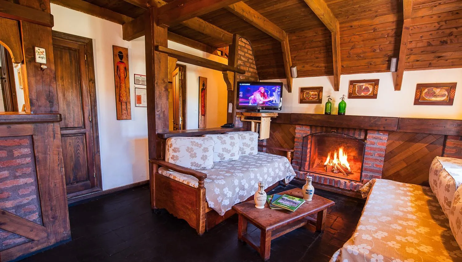 Living room in Cabañas Antilhue