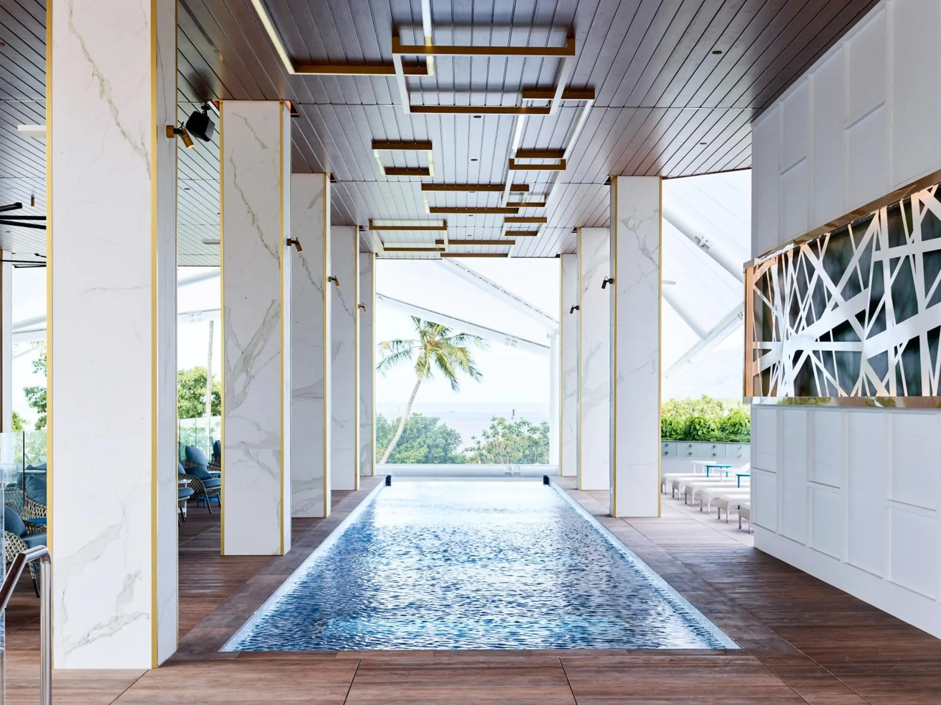 Pool view in Crystalbrook Flynn Pool view in Crystalbrook Flynn