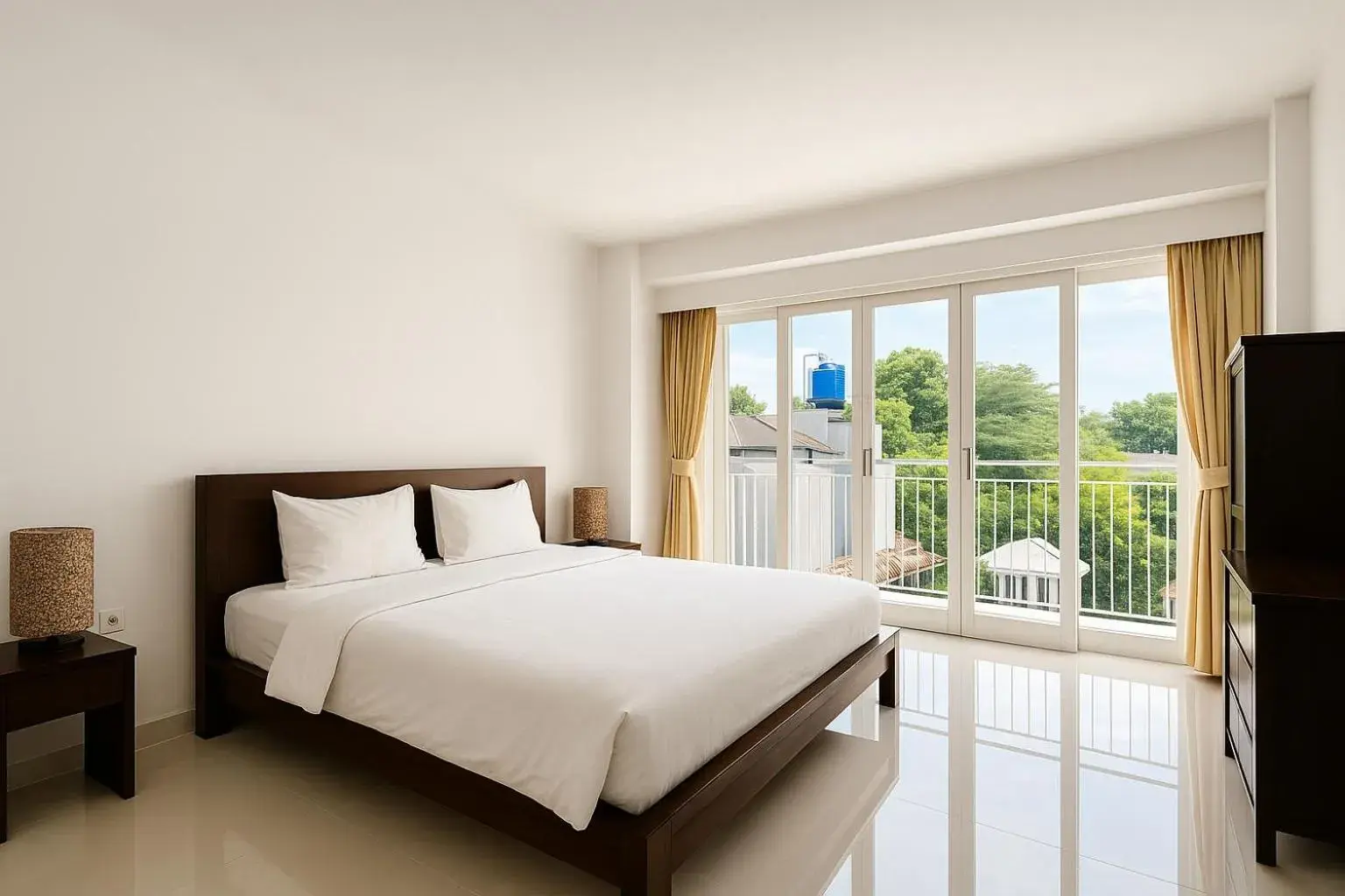 Bed in Lumiere Hotel Gili Trawangan Bed in Lumiere Hotel Gili Trawangan