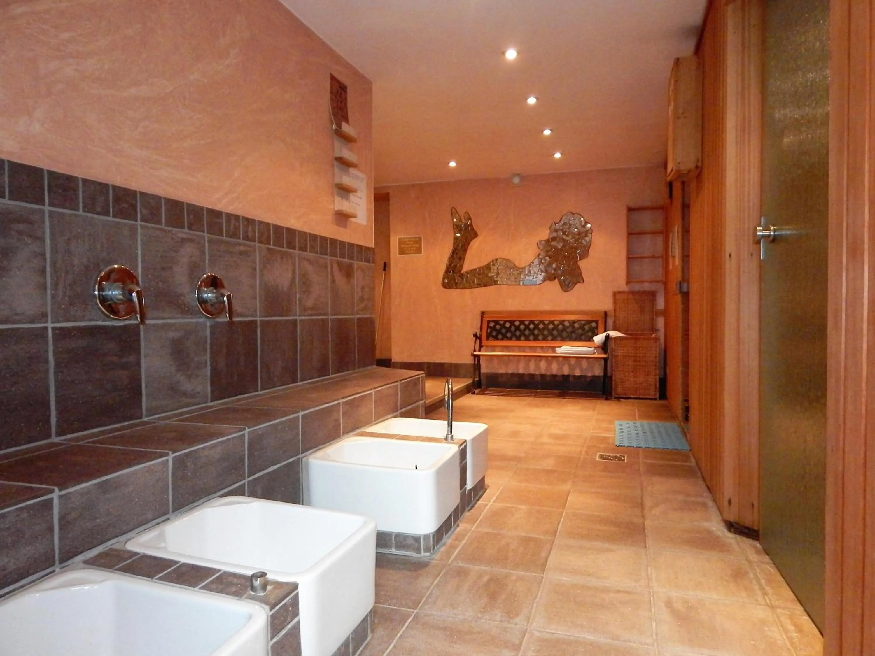 Sauna in Land-gut-Hotel Zum alten Forsthaus - Aufladestation für Elektroautos