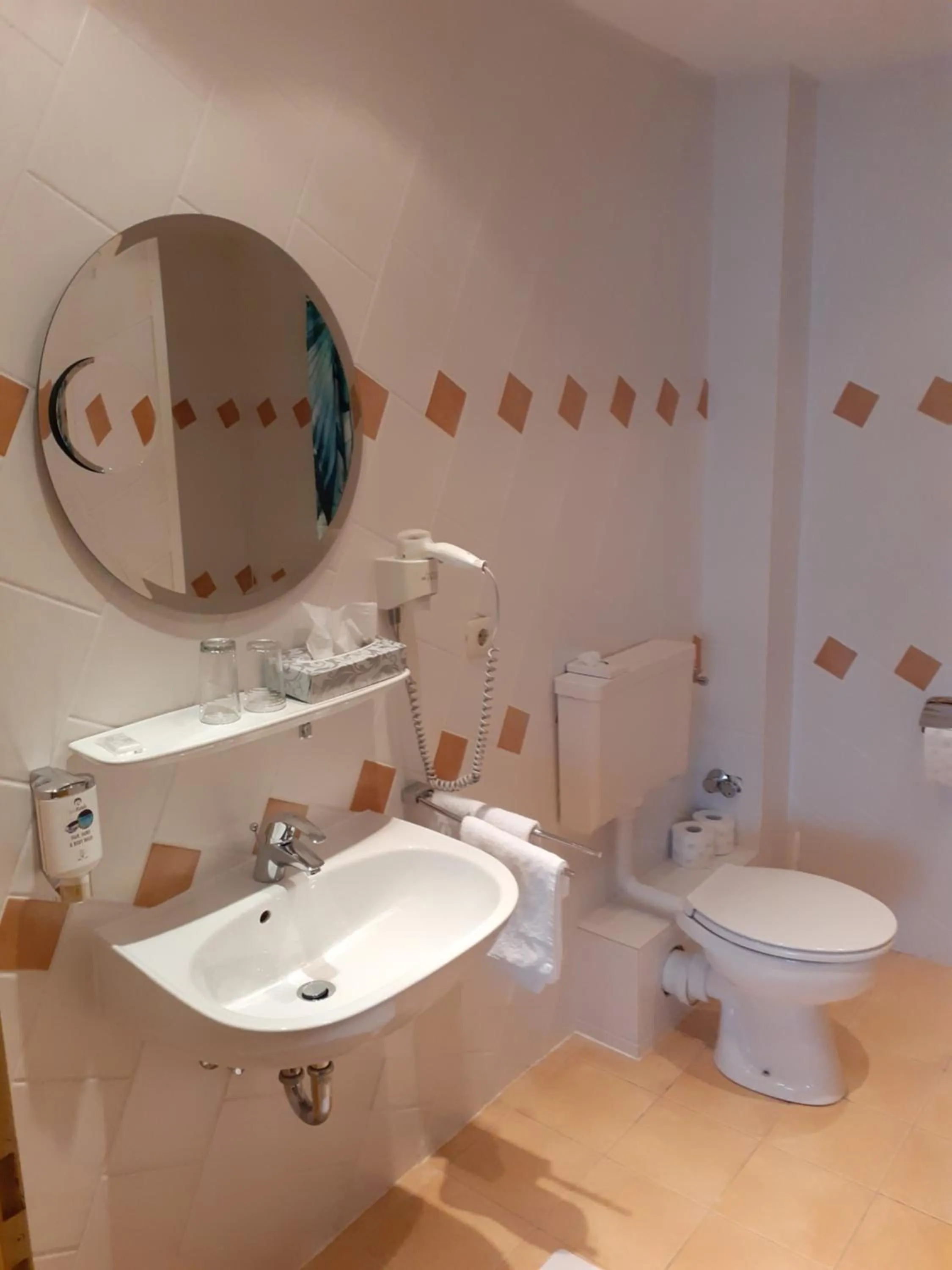 Bathroom in Land-gut-Hotel Zum alten Forsthaus - Aufladestation für Elektroautos