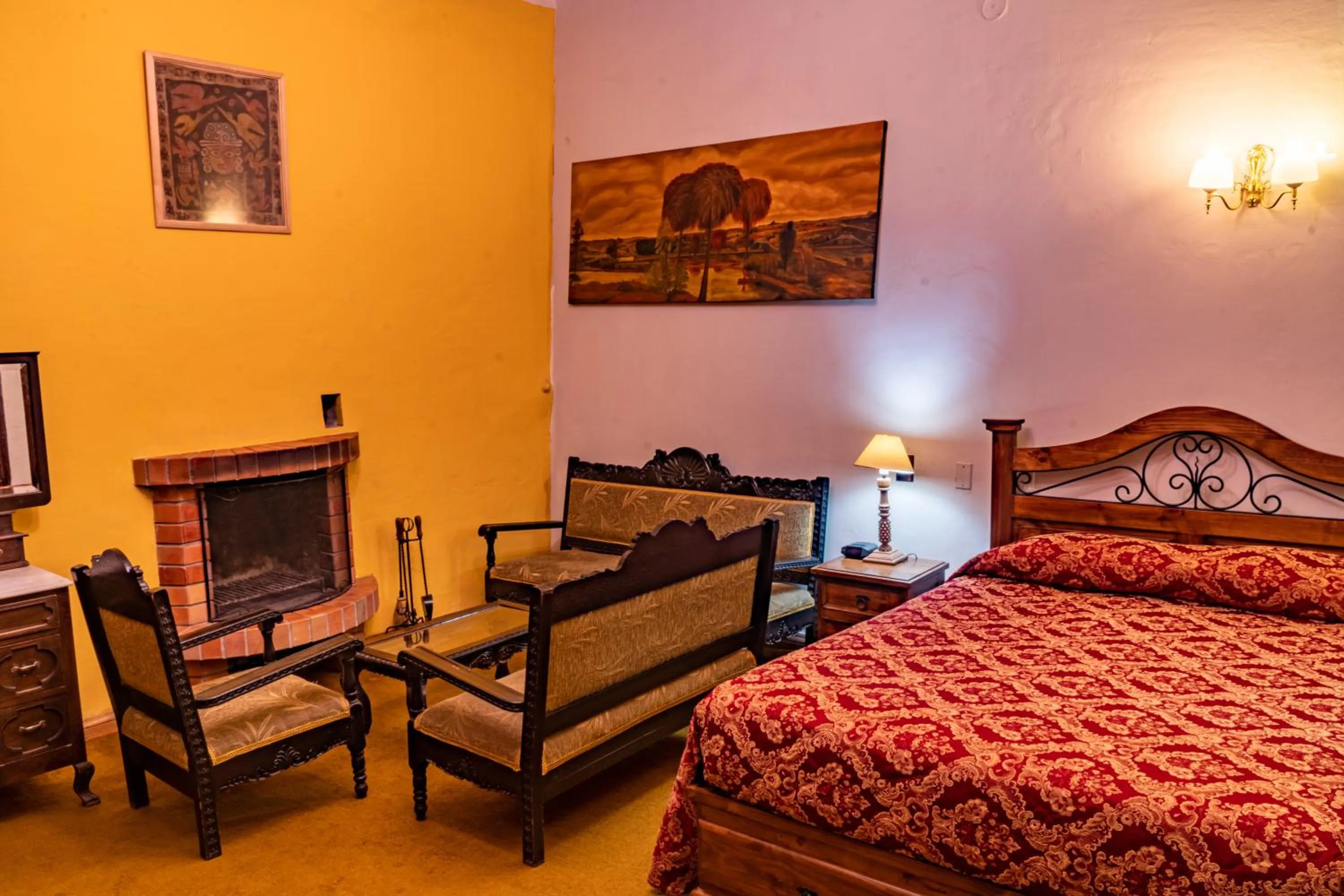 Bed in Hotel Marqueses