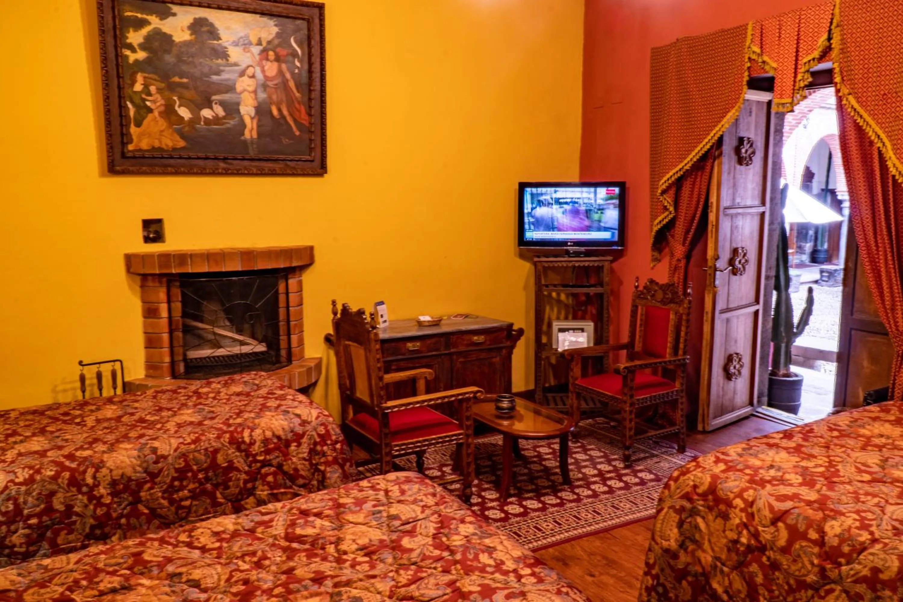 Bed in Hotel Marqueses