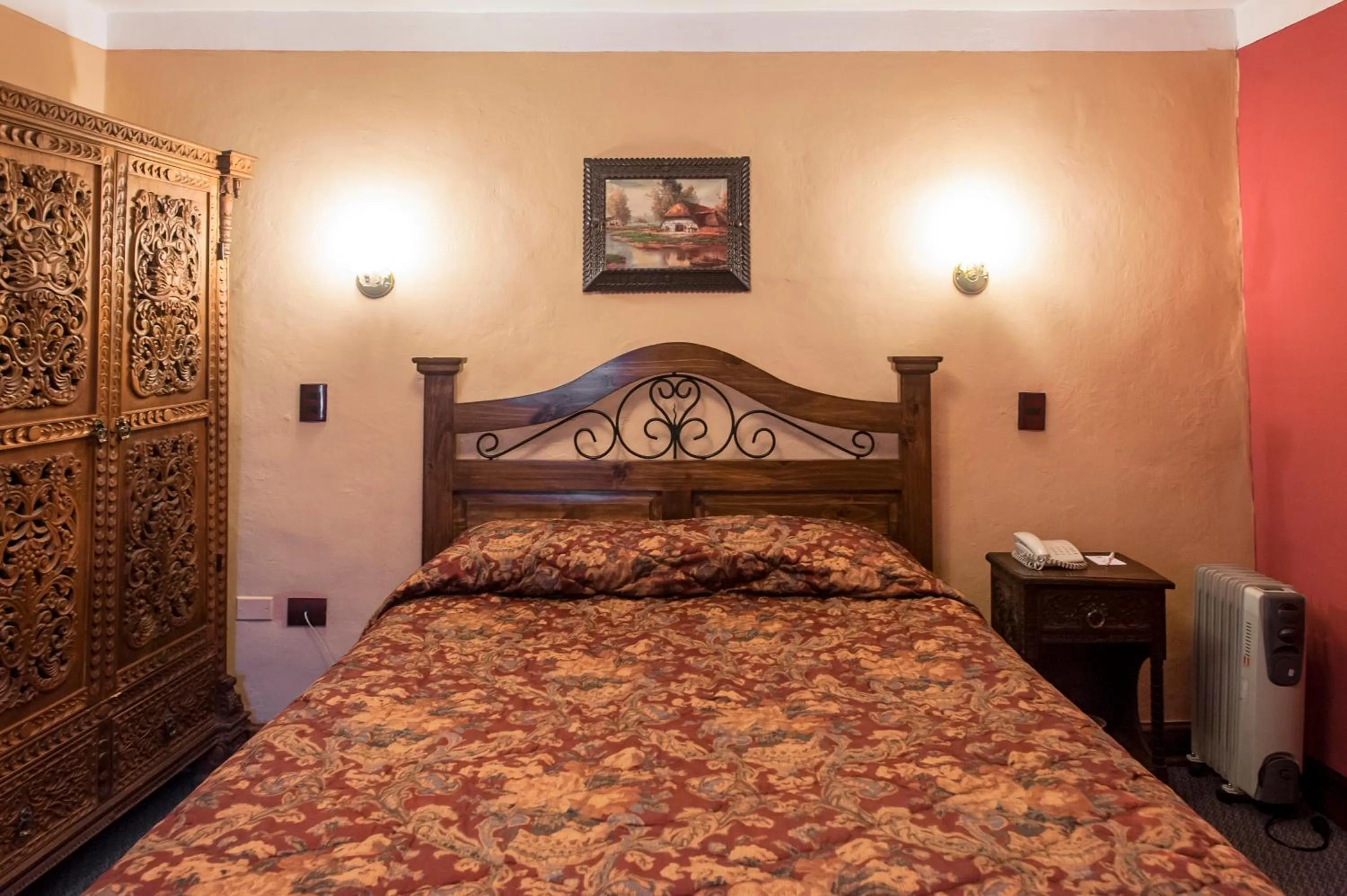 Bed in Hotel Marqueses