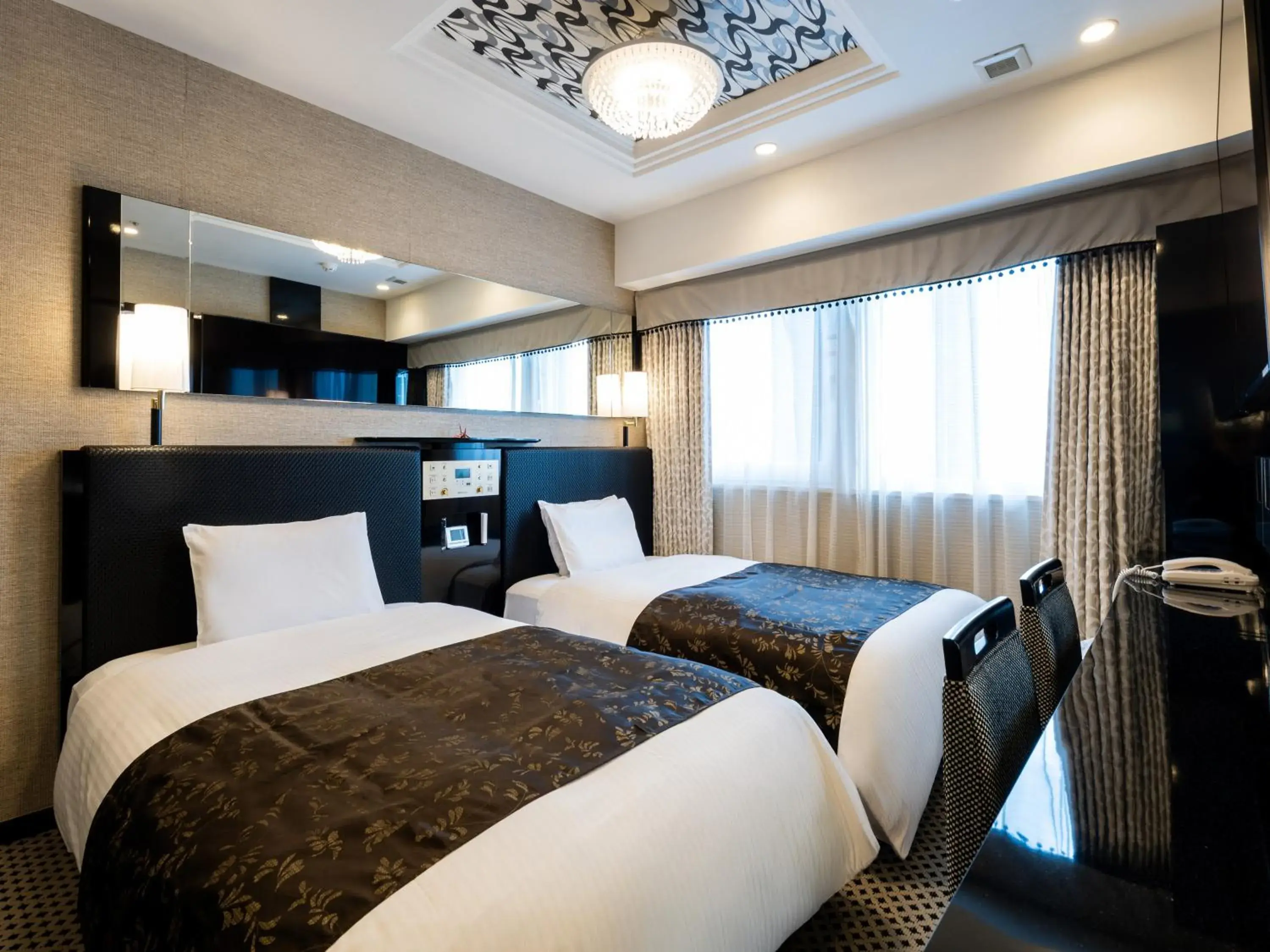 Photo of the whole room, Bed in APA Hotel Shin Osaka Ekimae Photo of the whole room, Bed in APA Hotel Shin Osaka Ekimae