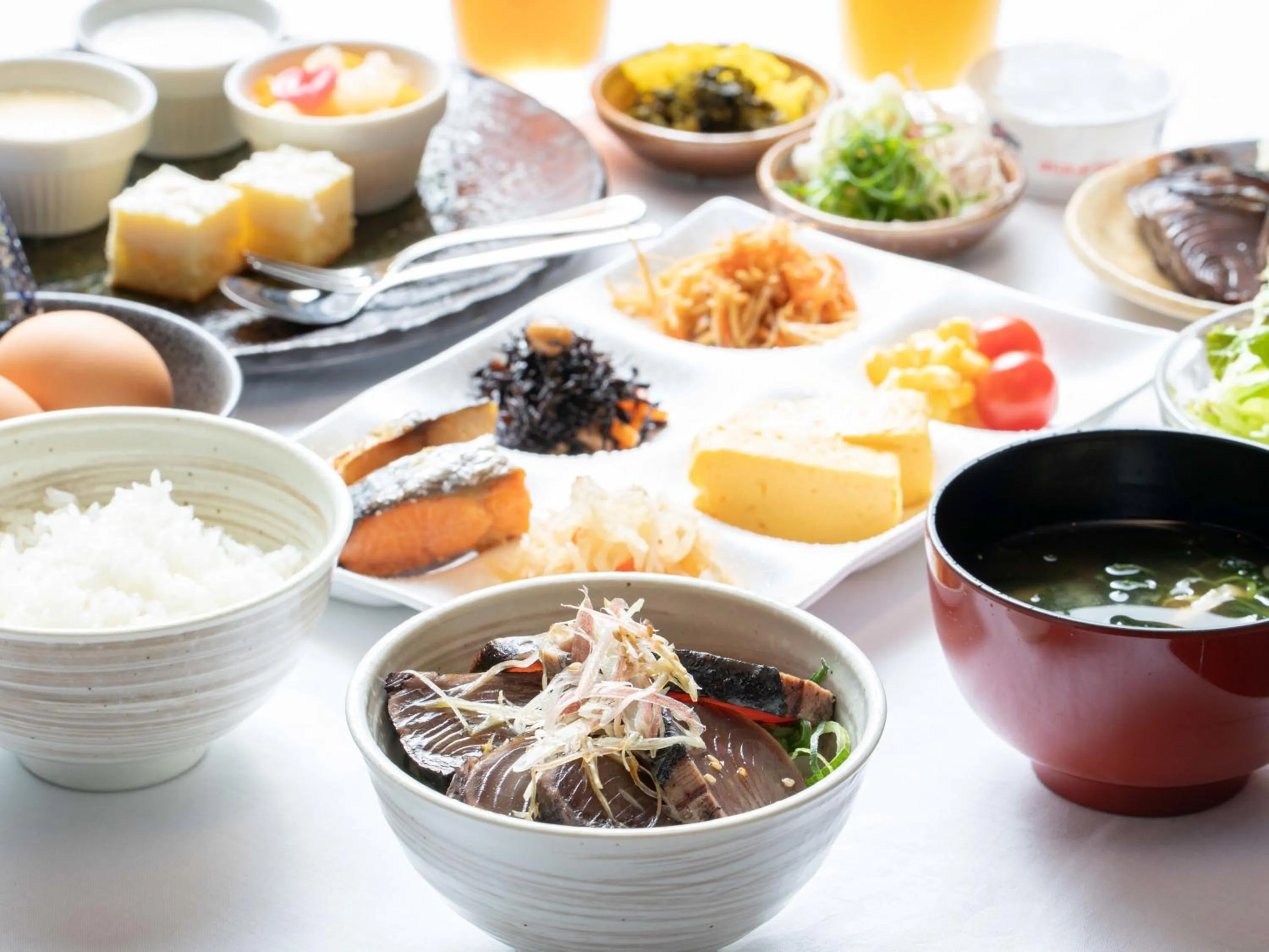 Buffet breakfast in APA Hotel Shin Osaka Ekimae