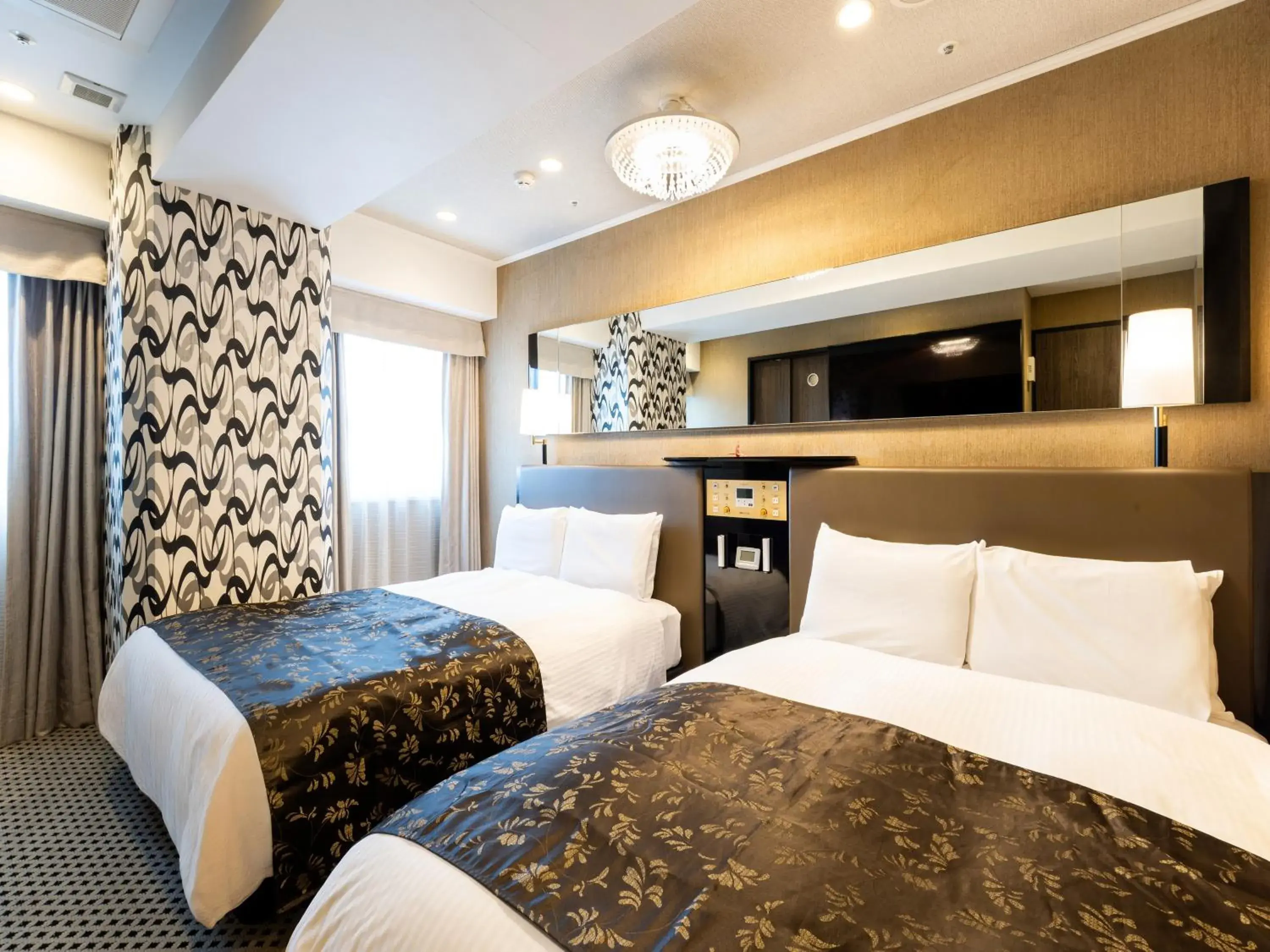 Photo of the whole room, Bed in APA Hotel Shin Osaka Ekimae Photo of the whole room, Bed in APA Hotel Shin Osaka Ekimae