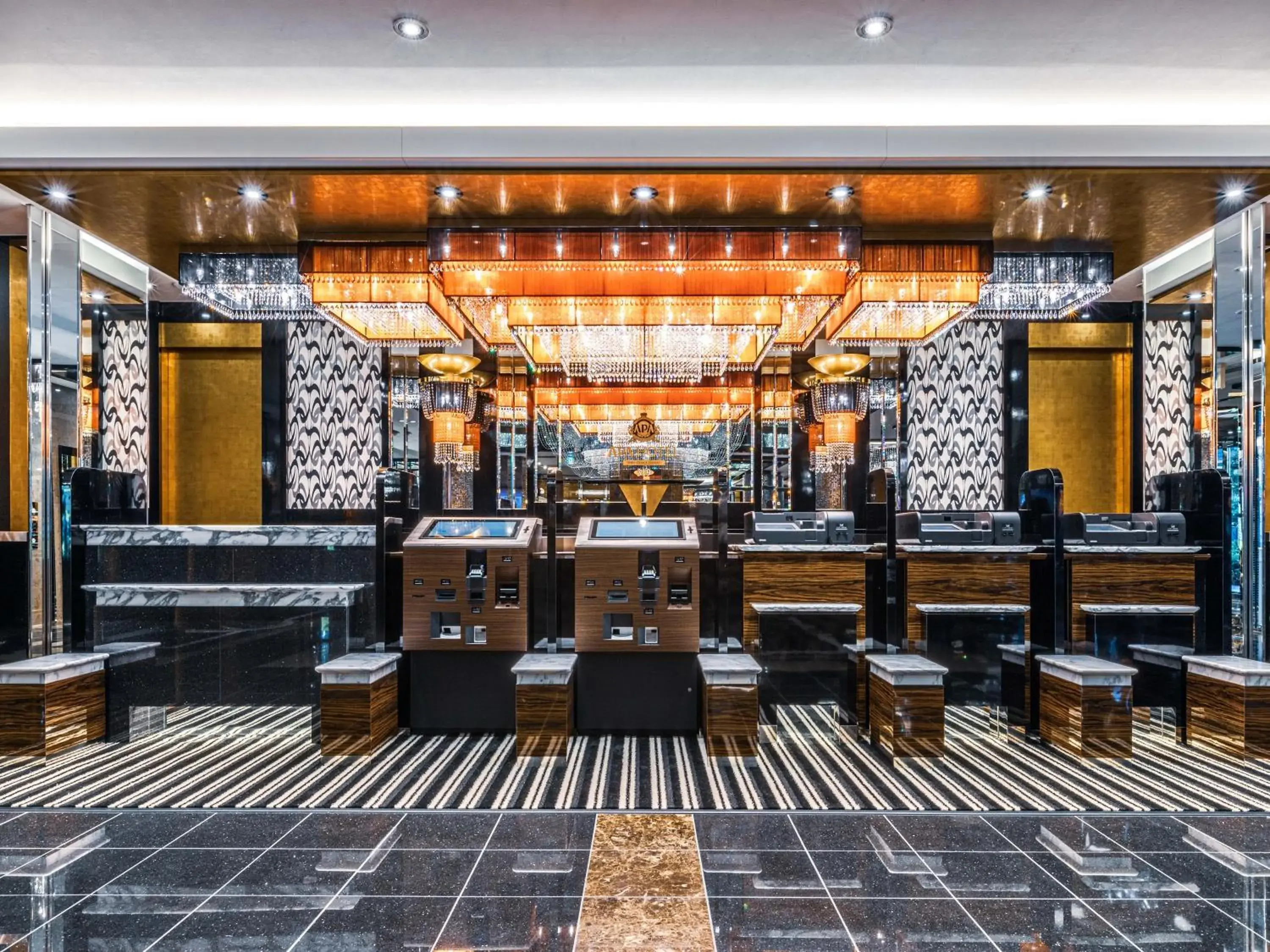 Lobby or reception in APA Hotel Shin Osaka Ekimae Lobby or reception in APA Hotel Shin Osaka Ekimae