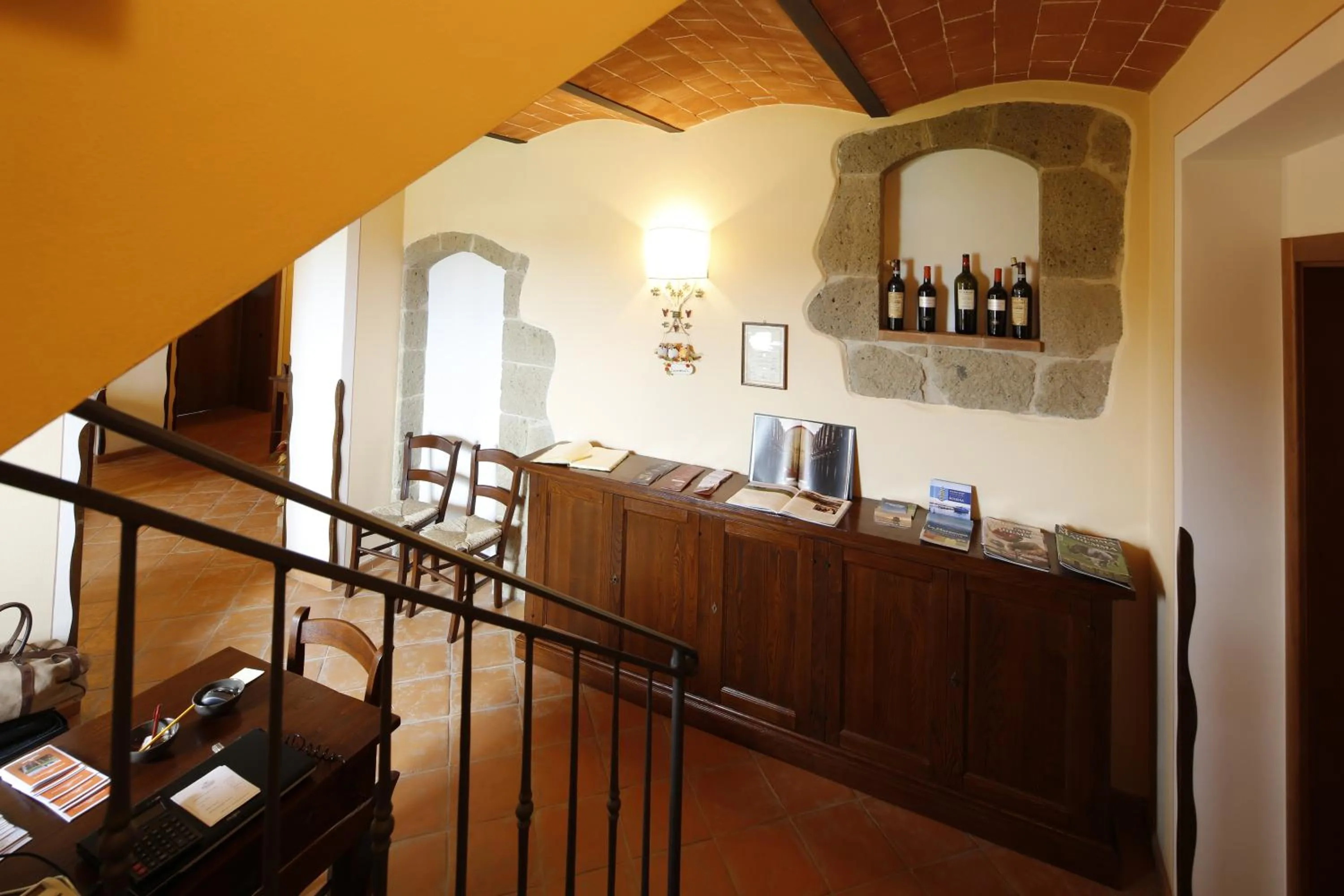 Lobby or reception in Agriturismo Poggio Al Tufo