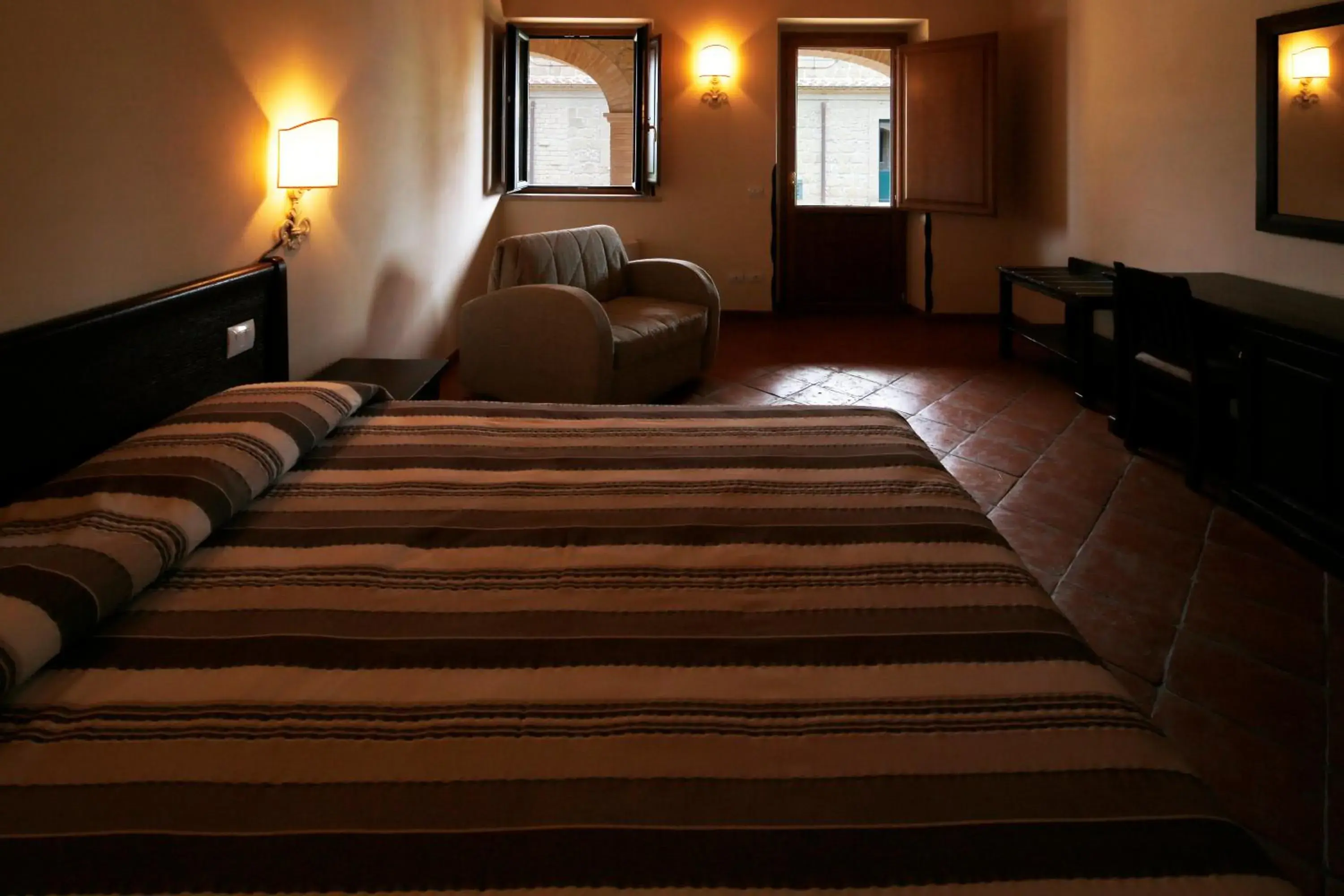 Bedroom, Bed in Agriturismo Poggio Al Tufo Bedroom, Bed in Agriturismo Poggio Al Tufo