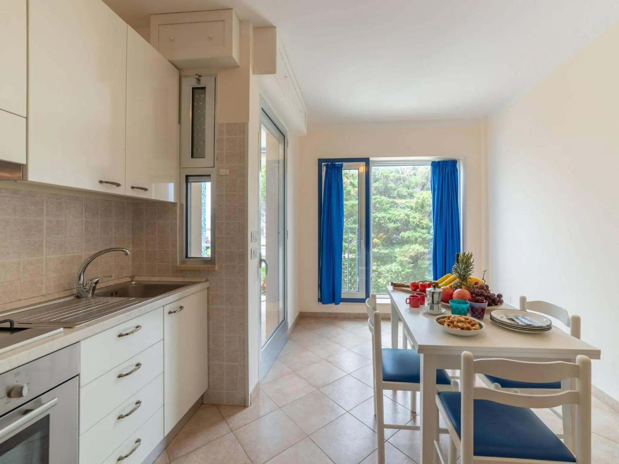 kitchen in Bright Apartment asia Near The Beach In Otranto