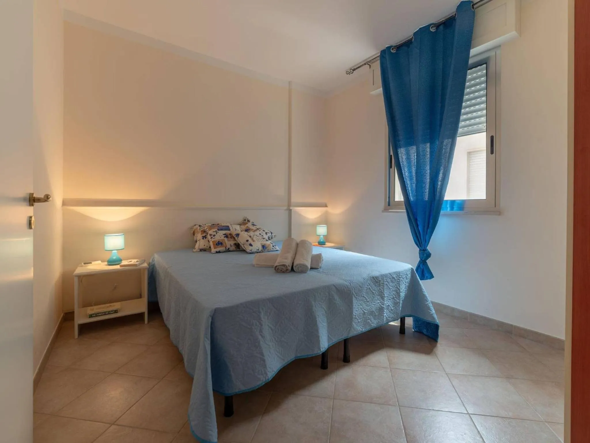 Bedroom, Bed in Bright Apartment asia Near The Beach In Otranto