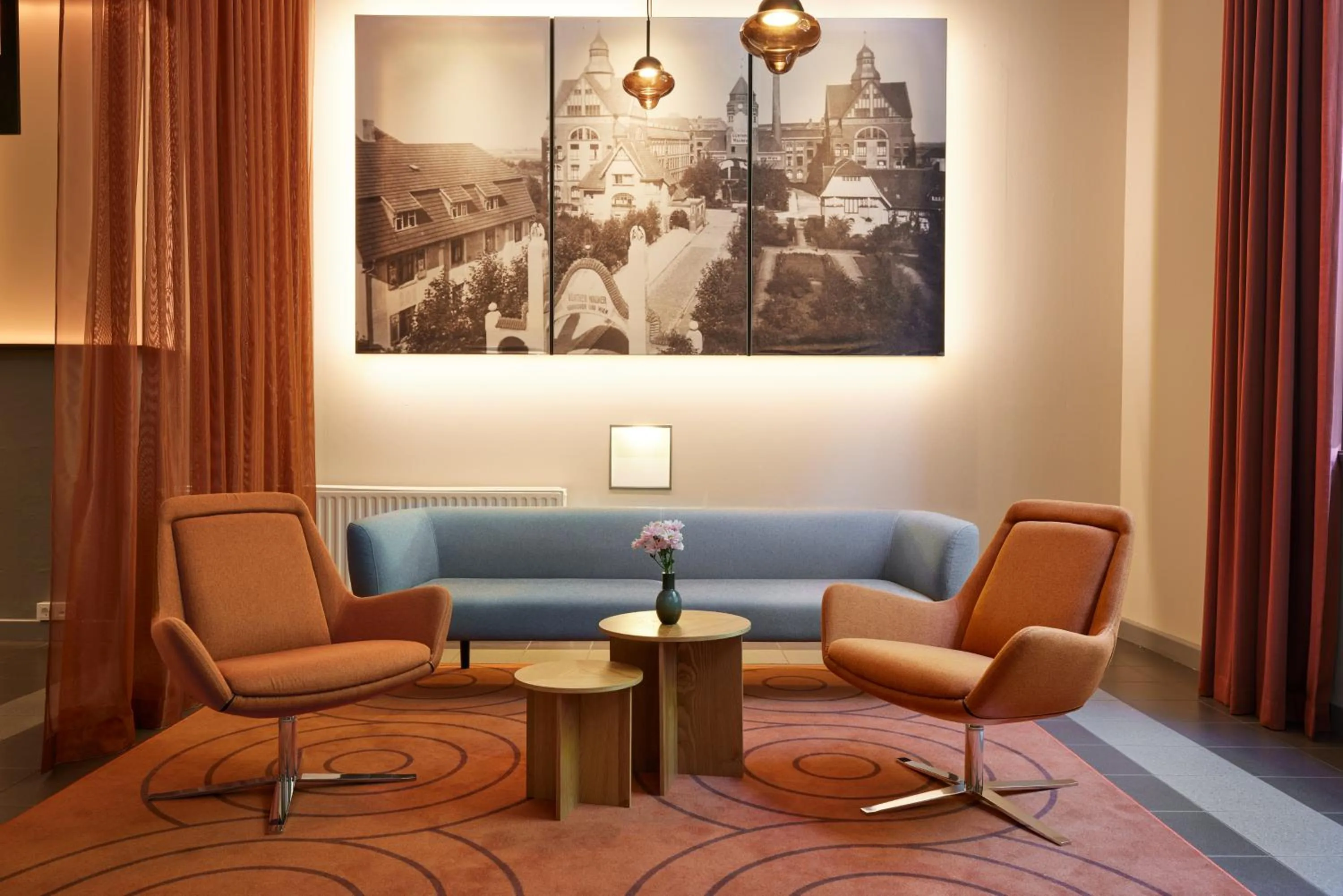 Lounge or bar in Gästeresidenz Pelikan Viertel Hannover