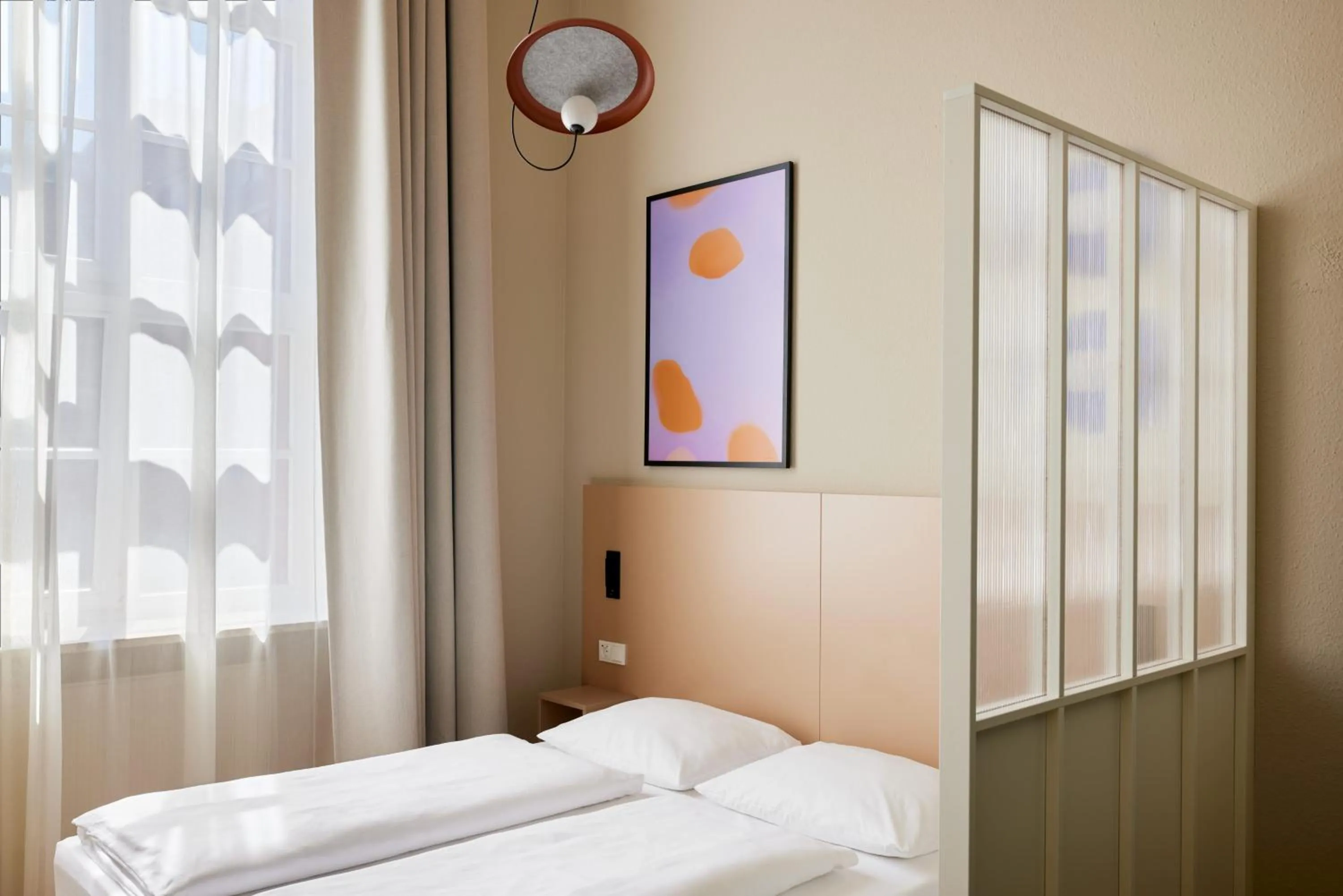 Bed in Gästeresidenz Pelikan Viertel Hannover