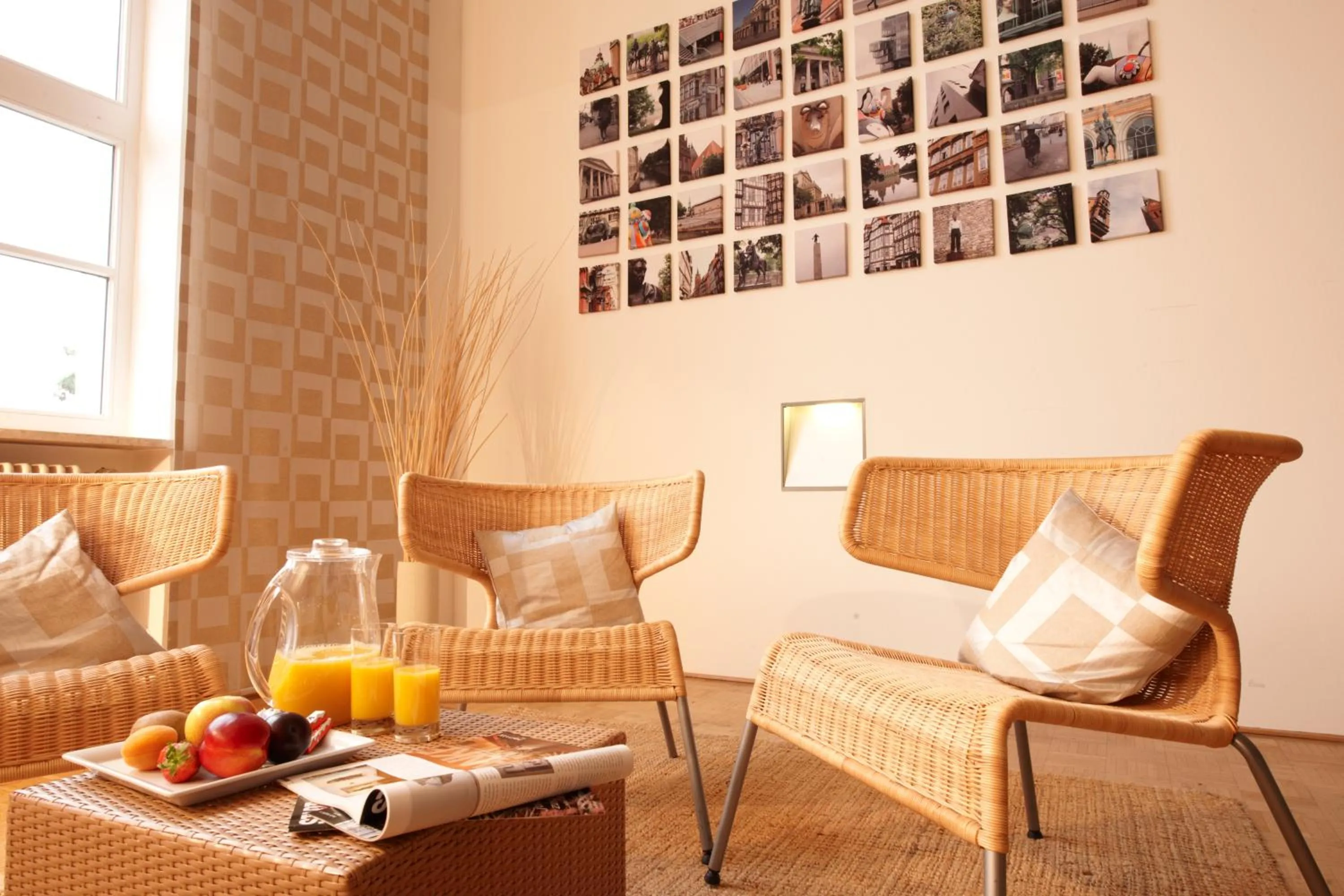 Seating area in Gästeresidenz Pelikan Viertel Hannover