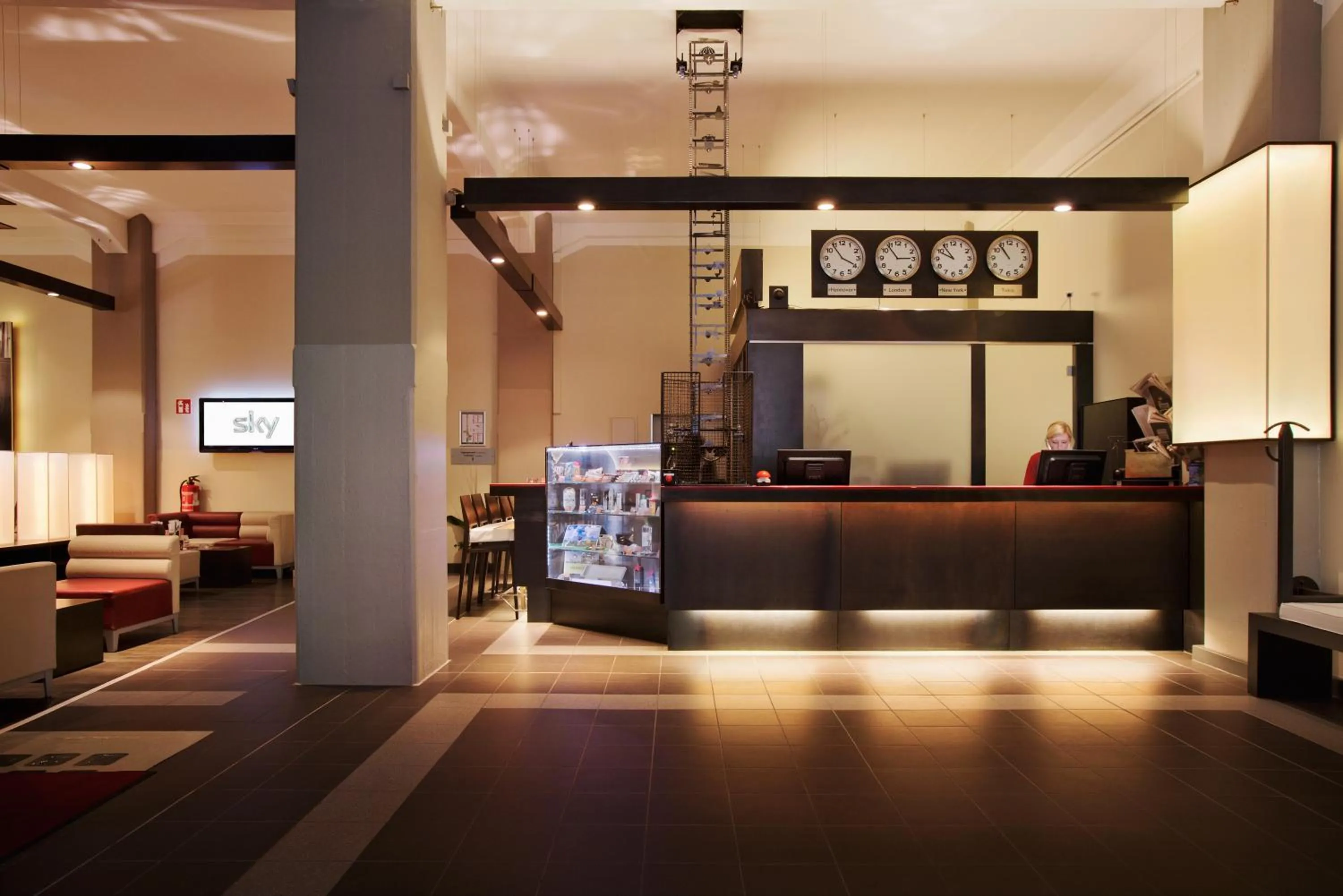 Lobby or reception in Gästeresidenz Pelikan Viertel Hannover