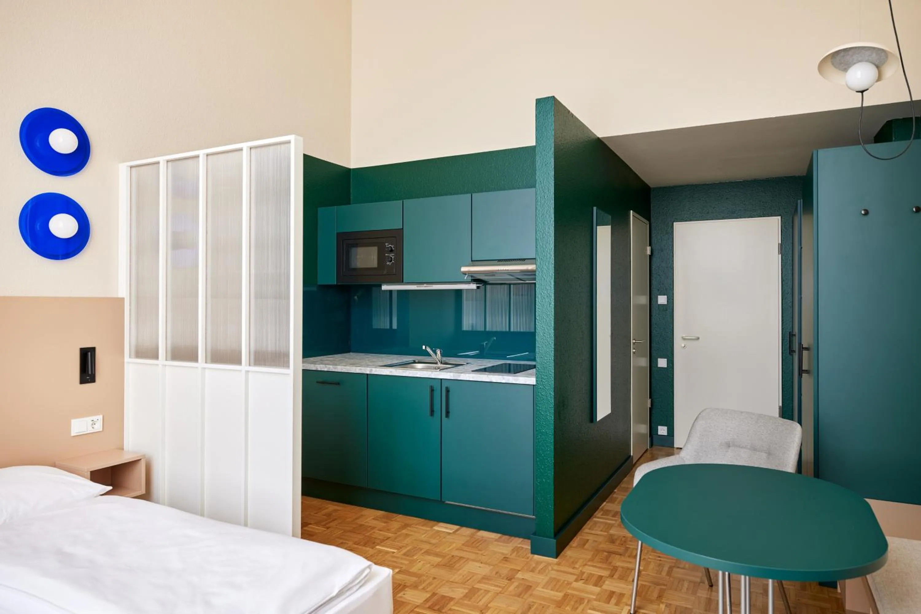 Bed in Gästeresidenz Pelikan Viertel Hannover