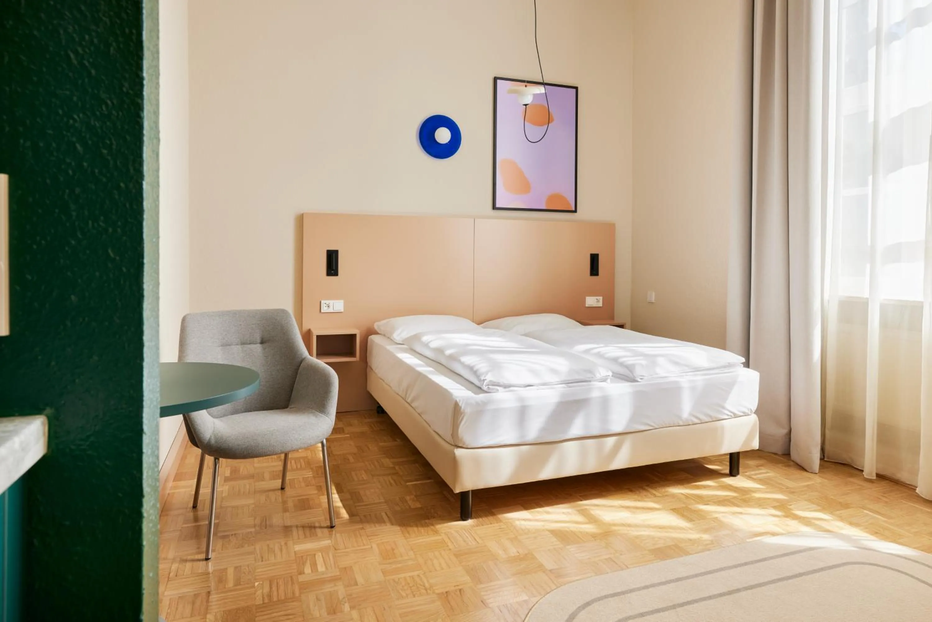 Bed in Gästeresidenz Pelikan Viertel Hannover