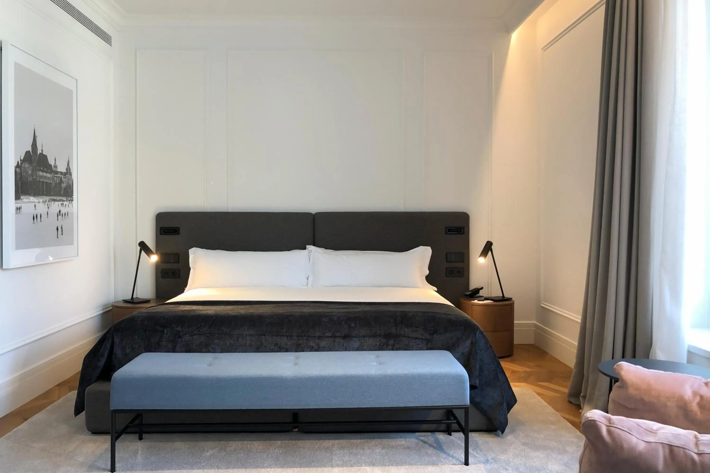 Bedroom, Bed in Kozmo Hotel Suites & Spa - Small Luxury Hotels of the World