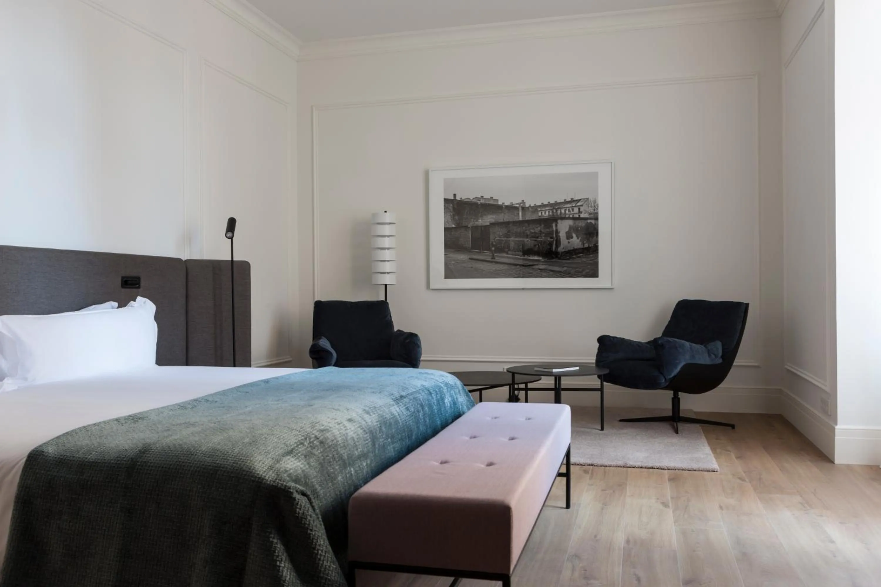 Bedroom, Bed in Kozmo Hotel Suites & Spa - Small Luxury Hotels of the World