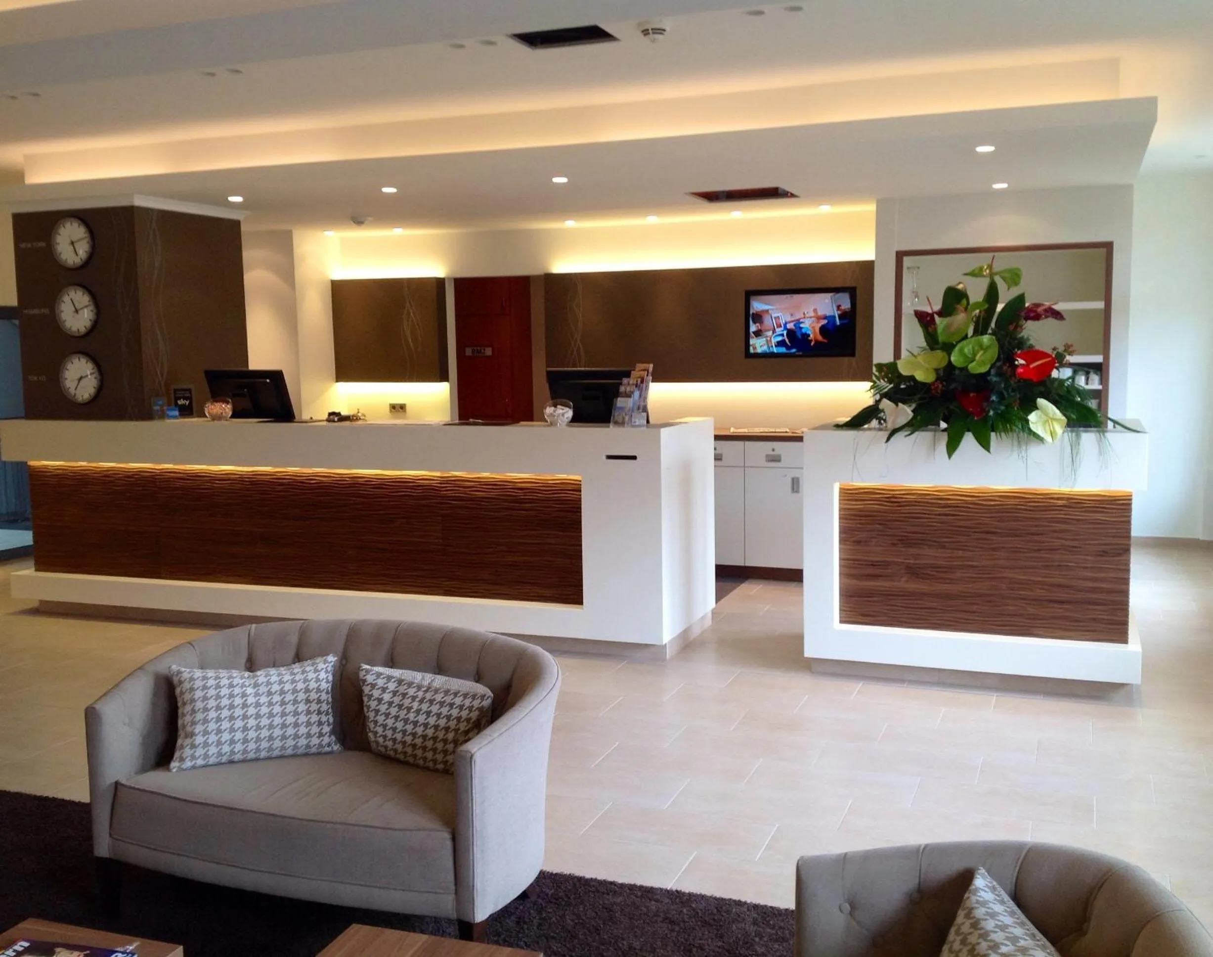 Lobby or reception in Apartment-Hotel Hamburg Mitte