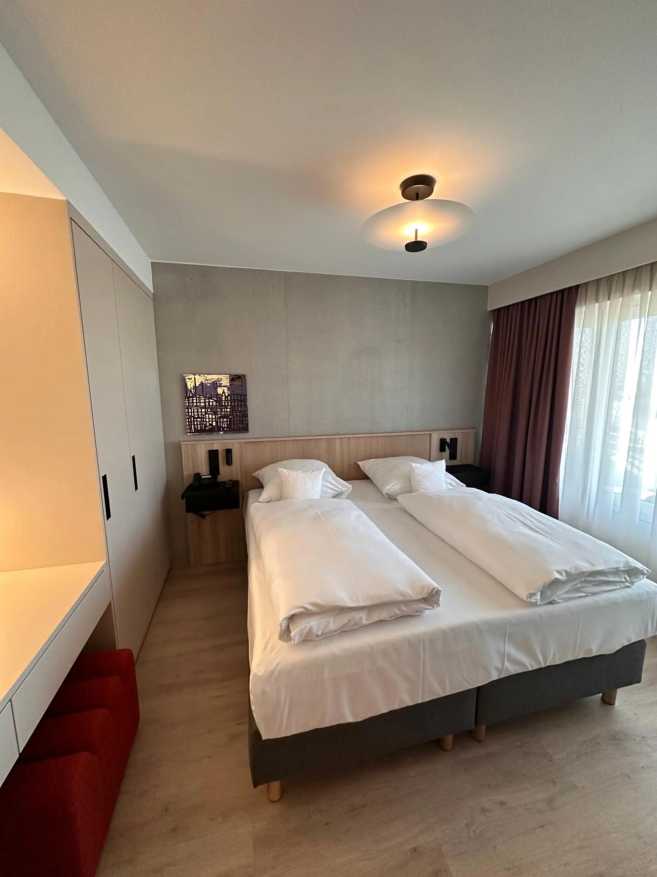 Bed in Apartment-Hotel Hamburg Mitte