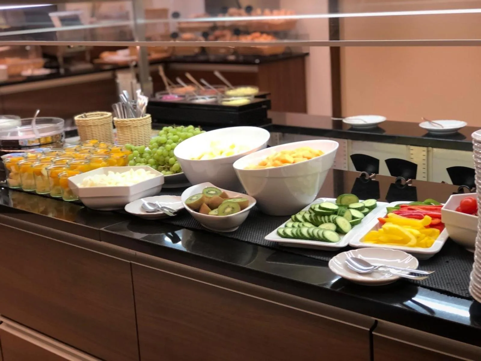 Restaurant/places to eat in Apartment-Hotel Hamburg Mitte