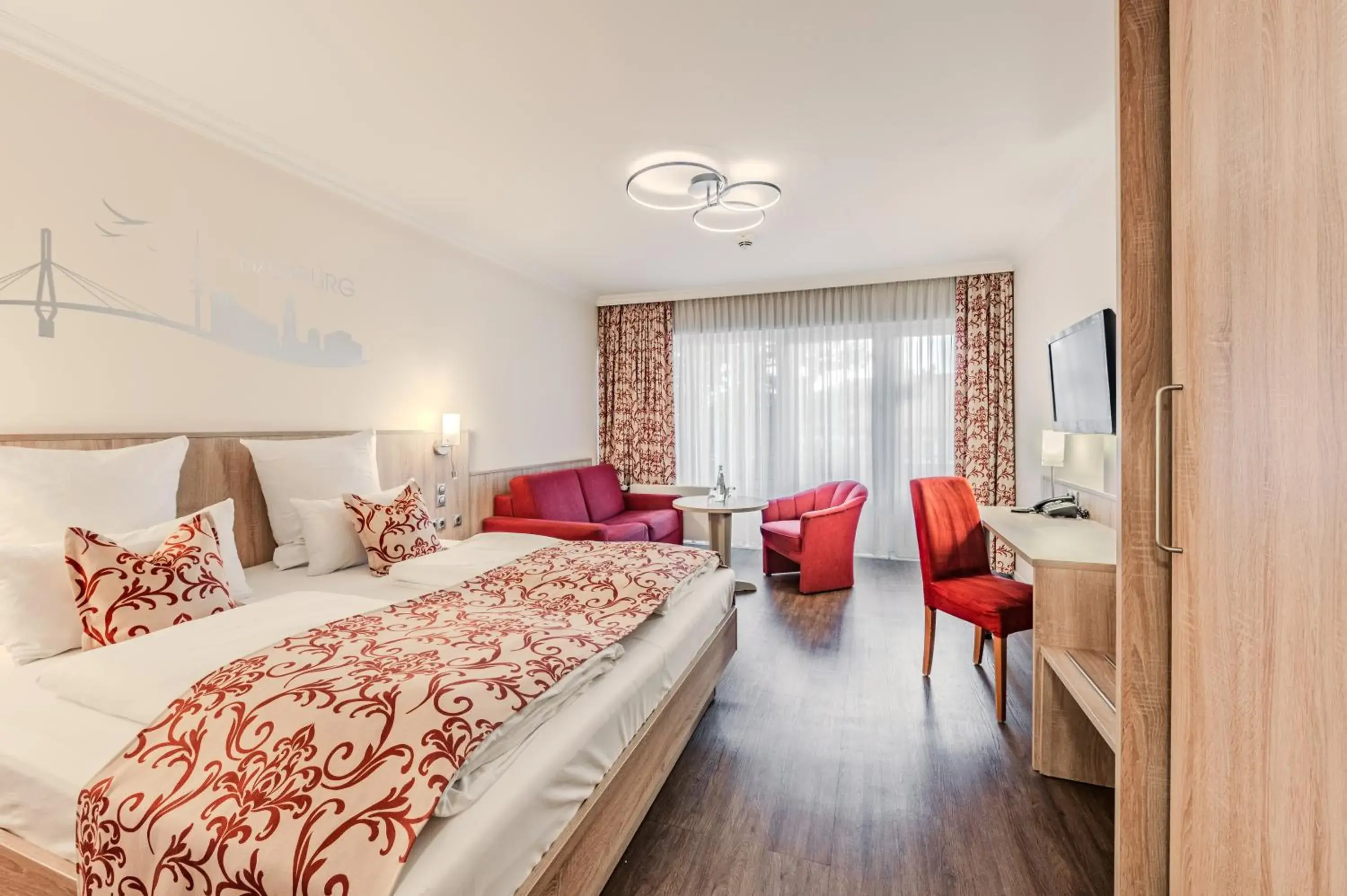 Photo of the whole room, Bed in Apartment-Hotel Hamburg Mitte Photo of the whole room, Bed in Apartment-Hotel Hamburg Mitte