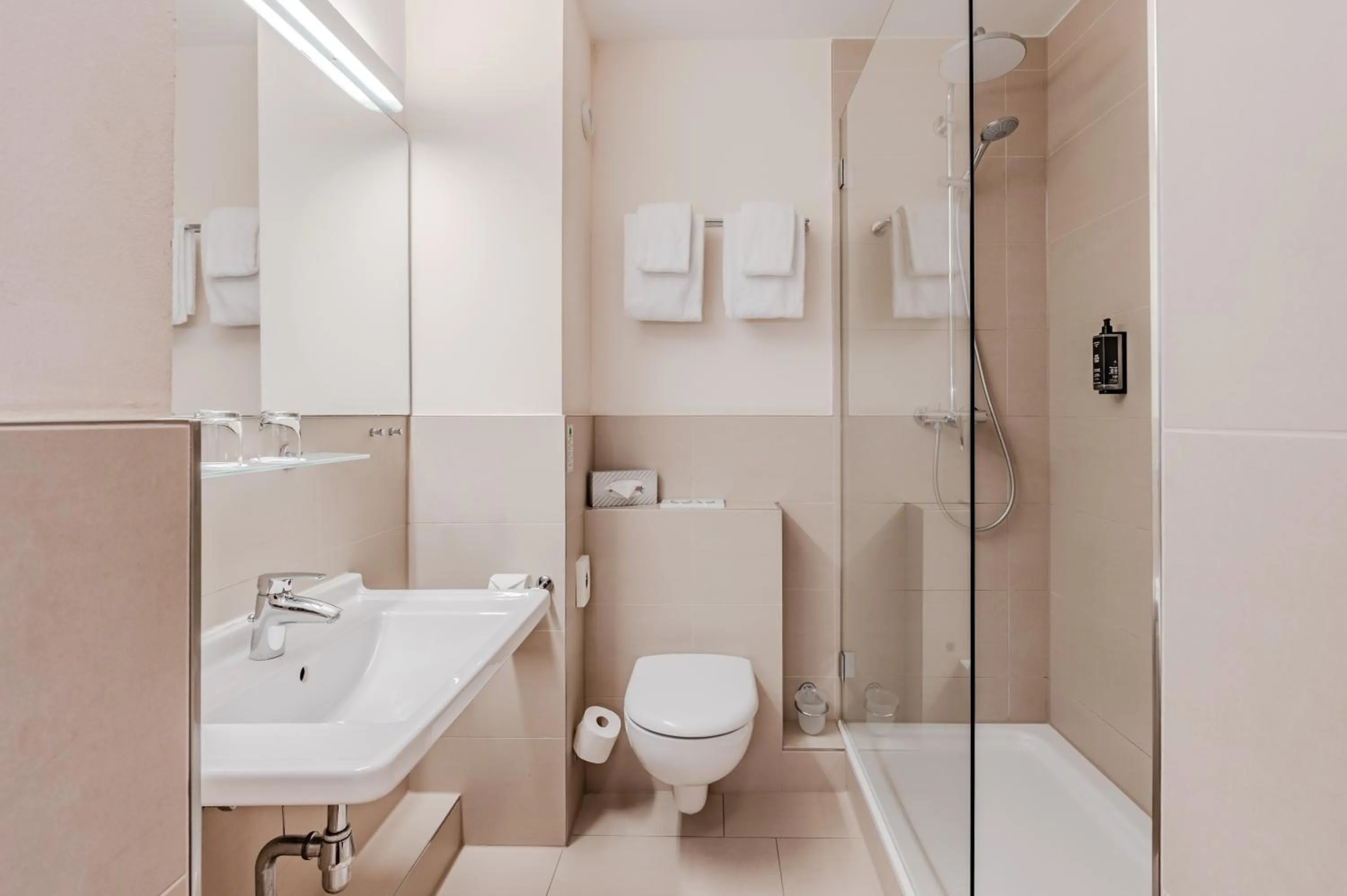 Bathroom in Apartment-Hotel Hamburg Mitte