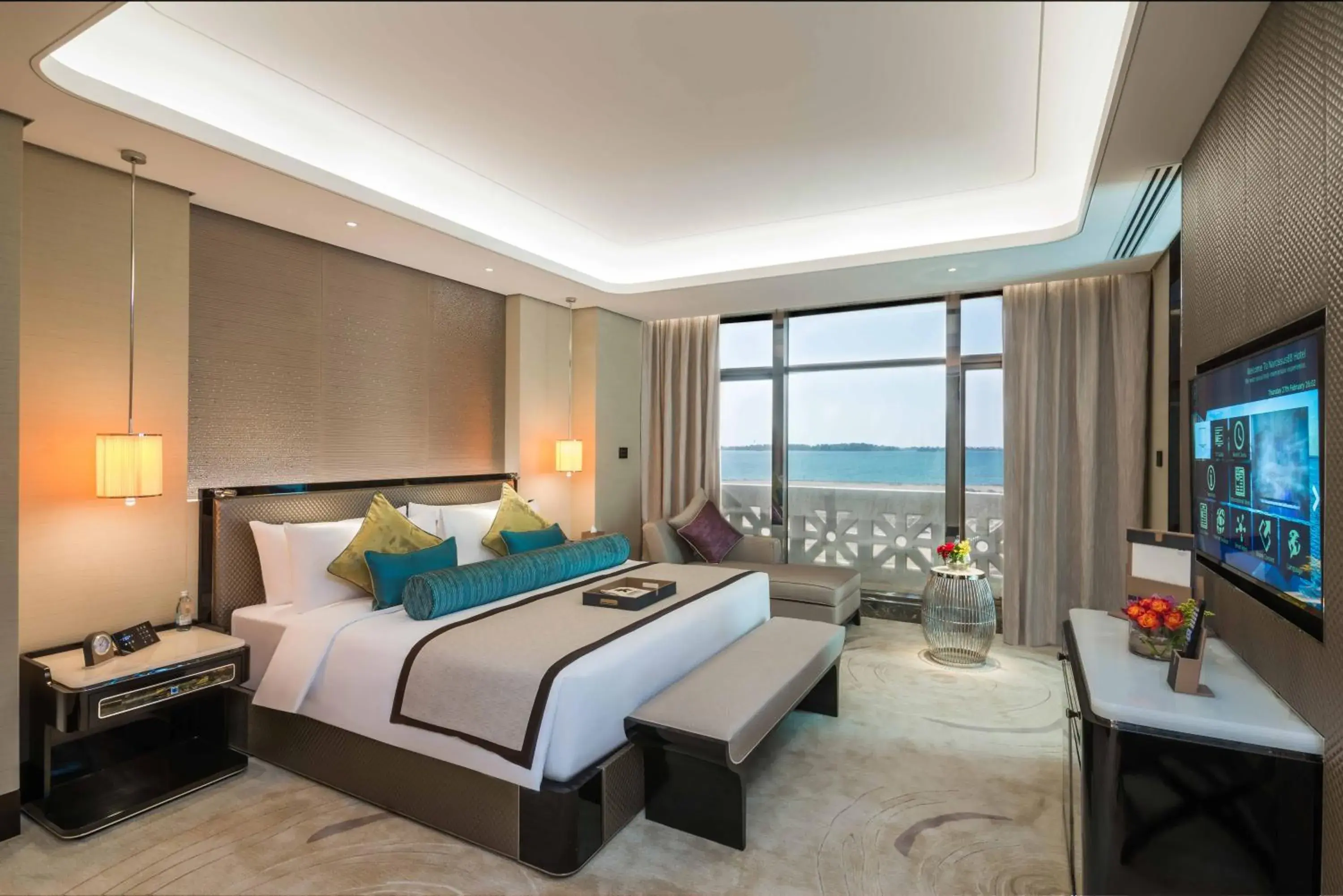 Bed in Narcissus Al Hamra Hotel Jeddah Bed in Narcissus Al Hamra Hotel Jeddah