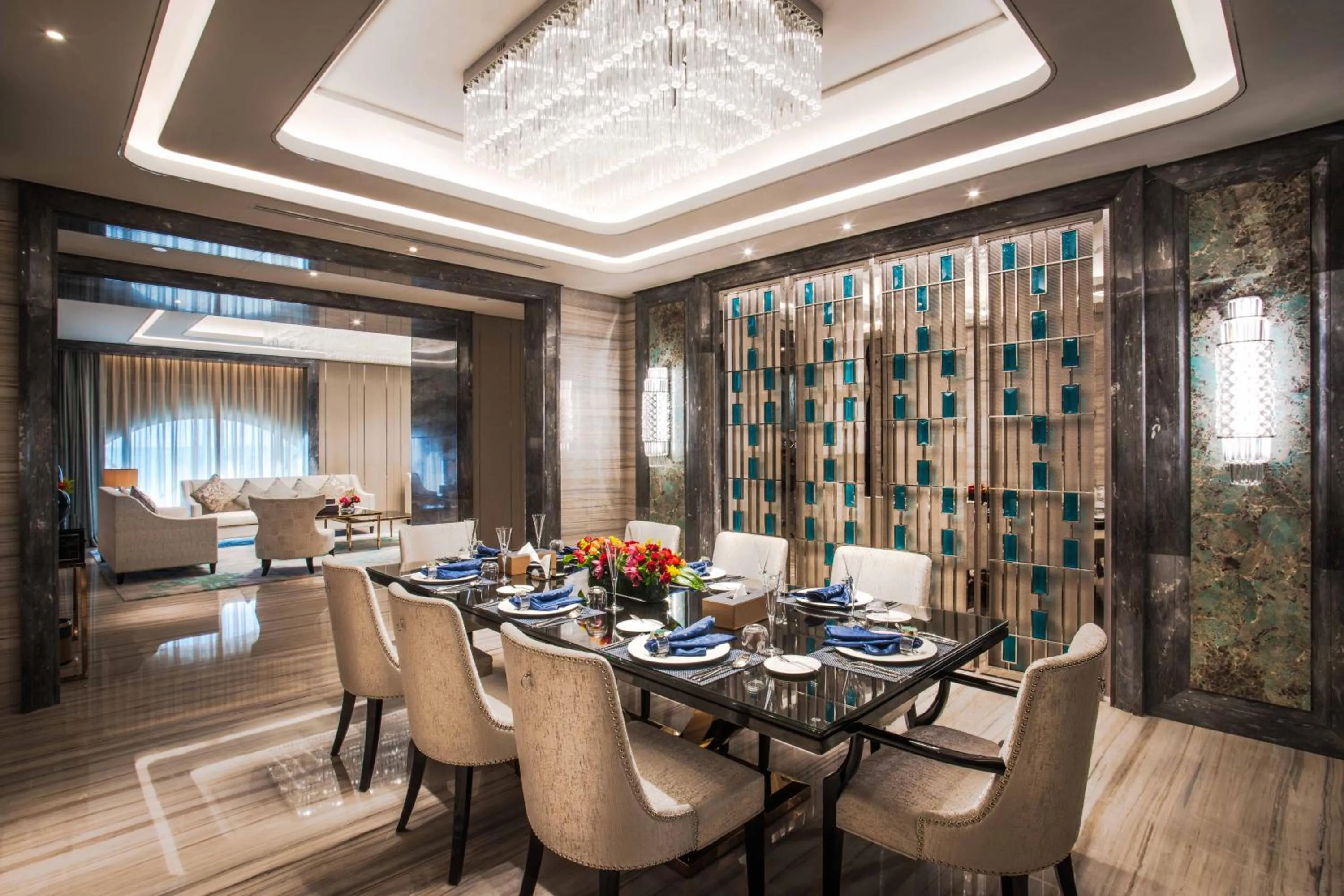 Dining area in Narcissus Al Hamra Hotel Jeddah