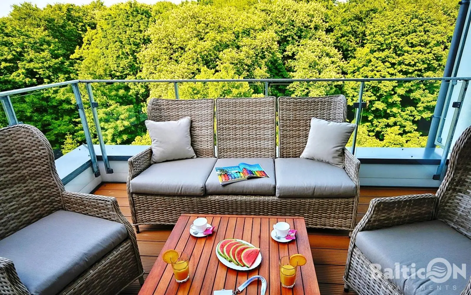 Balcony/Terrace in Apartamenty BalticON Nadmorskie Tarasy