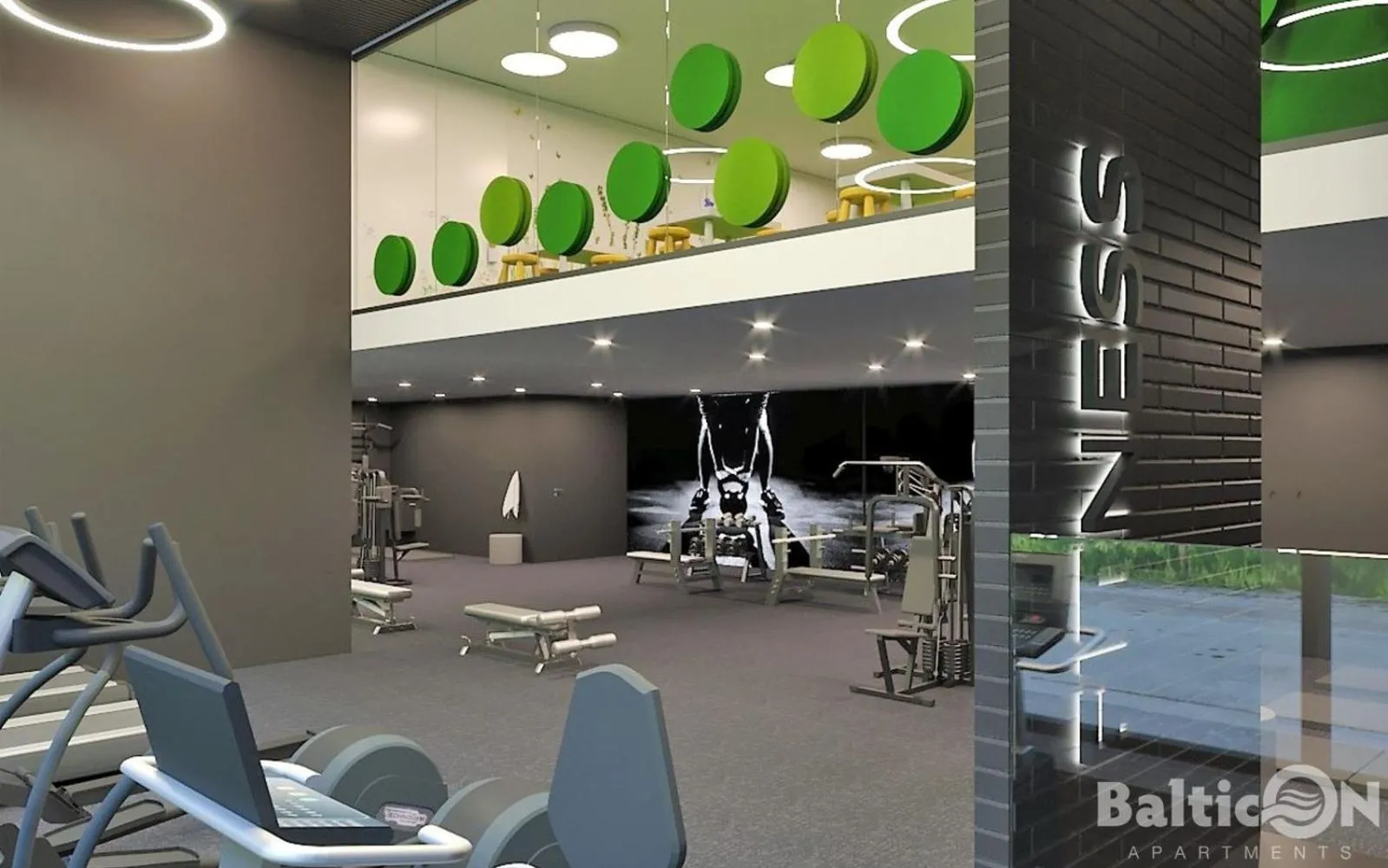 Fitness centre/facilities in Apartamenty BalticON Nadmorskie Tarasy