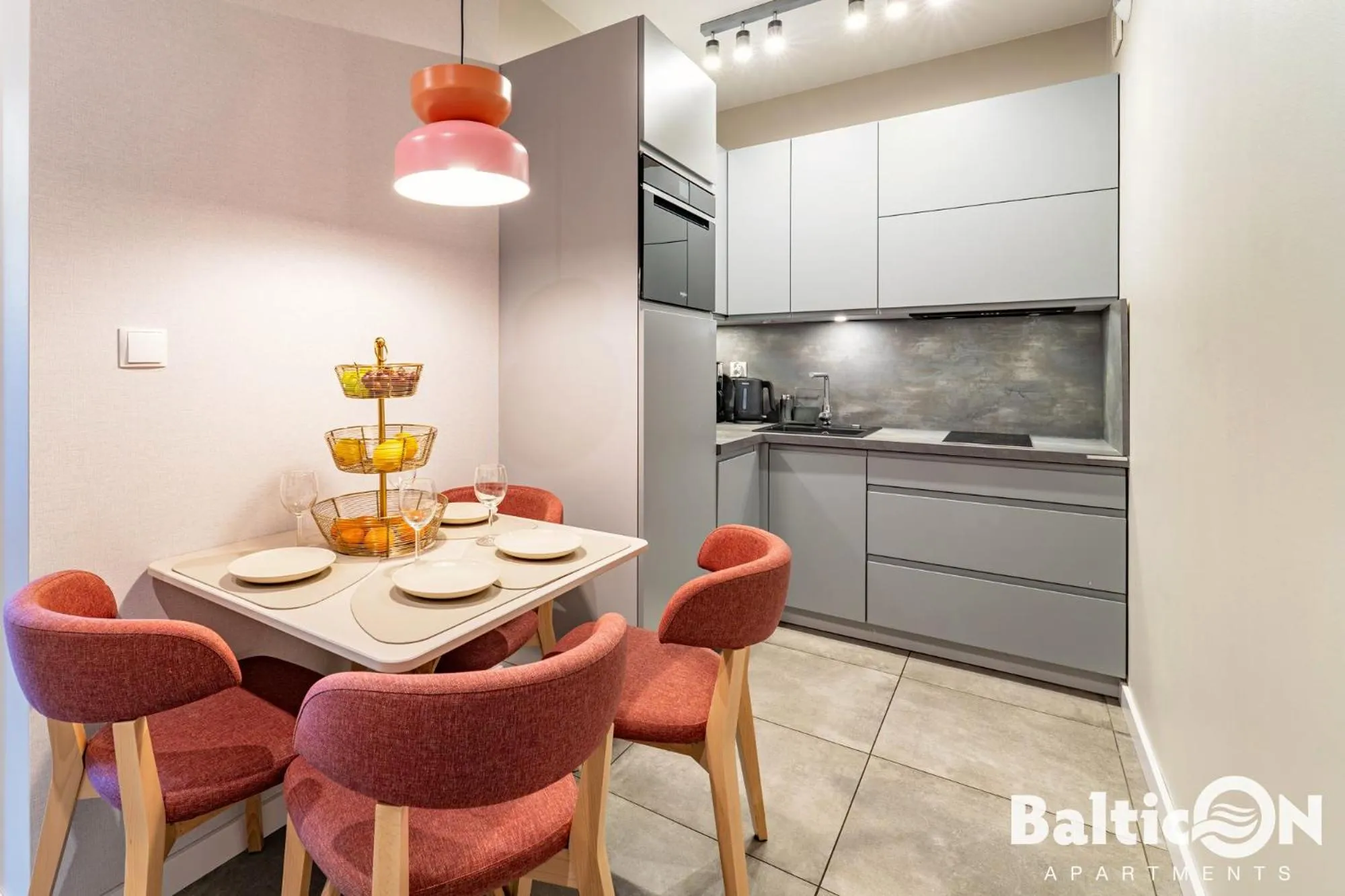 Kitchen or kitchenette in Apartamenty BalticON Nadmorskie Tarasy