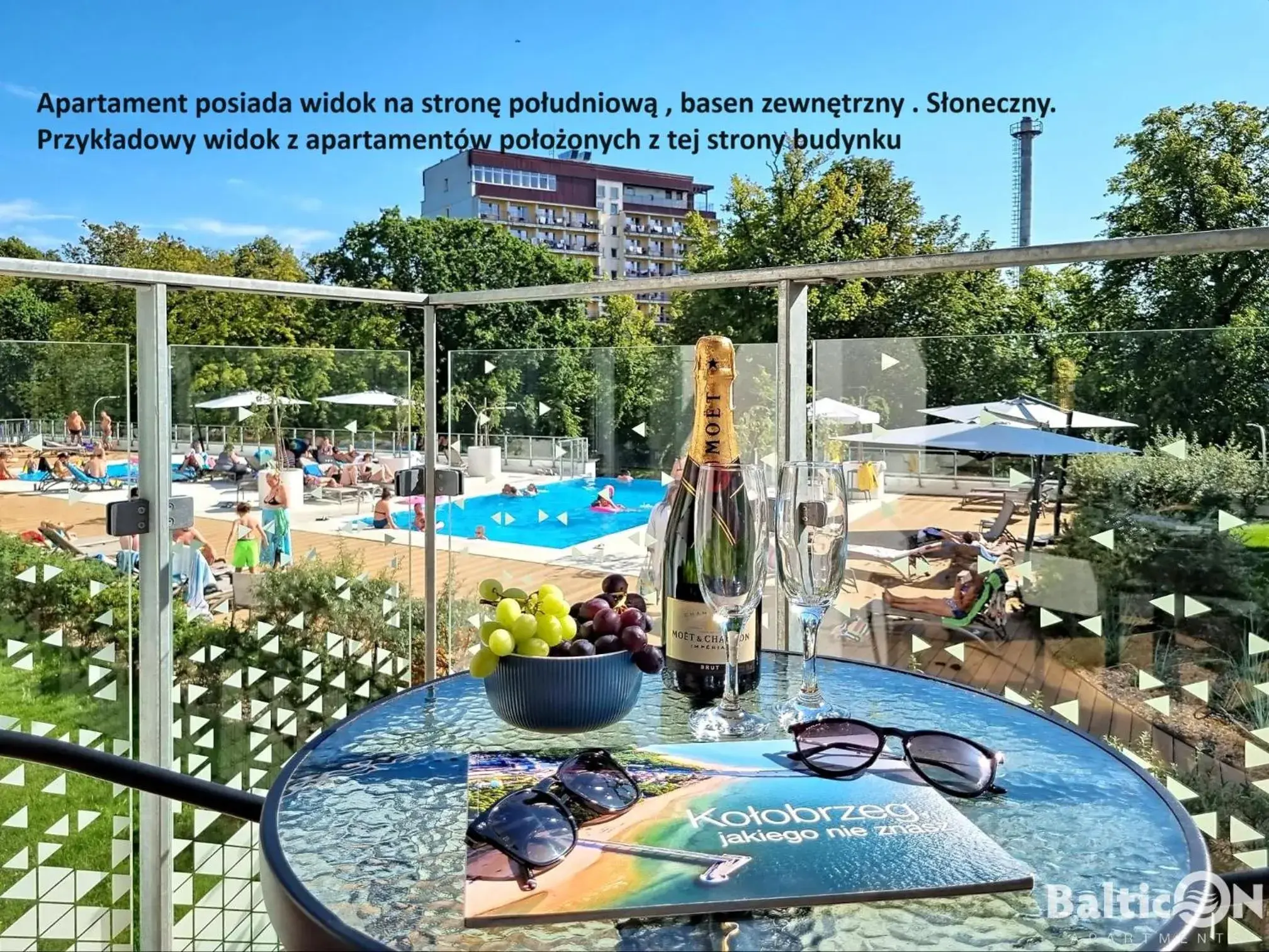 Apartment with Pool View in Apartamenty BalticON Nadmorskie Tarasy Apartment with Pool View in Apartamenty BalticON Nadmorskie Tarasy