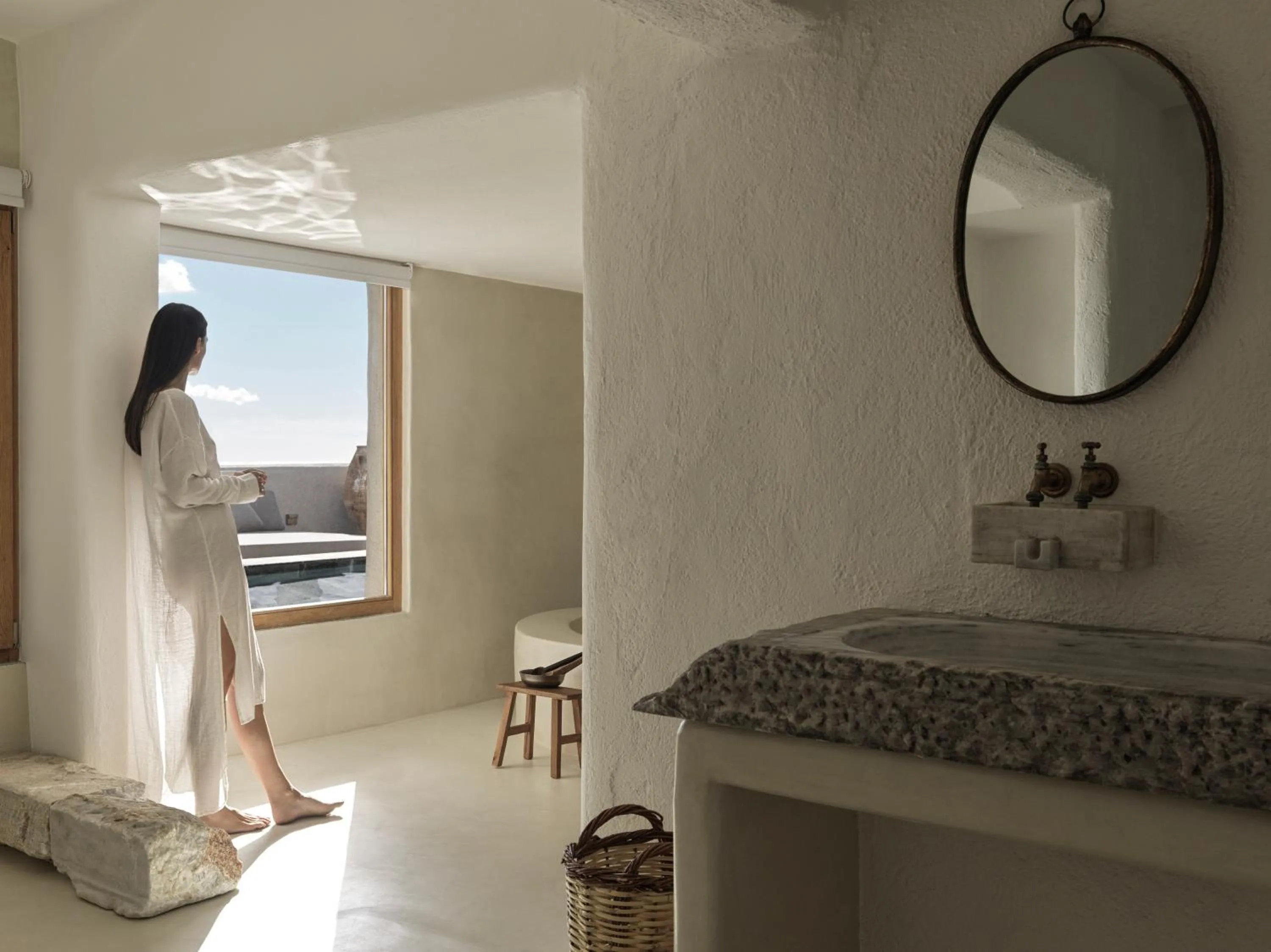 Bathroom in Nomad Mykonos - Small Luxury Hotels of the World